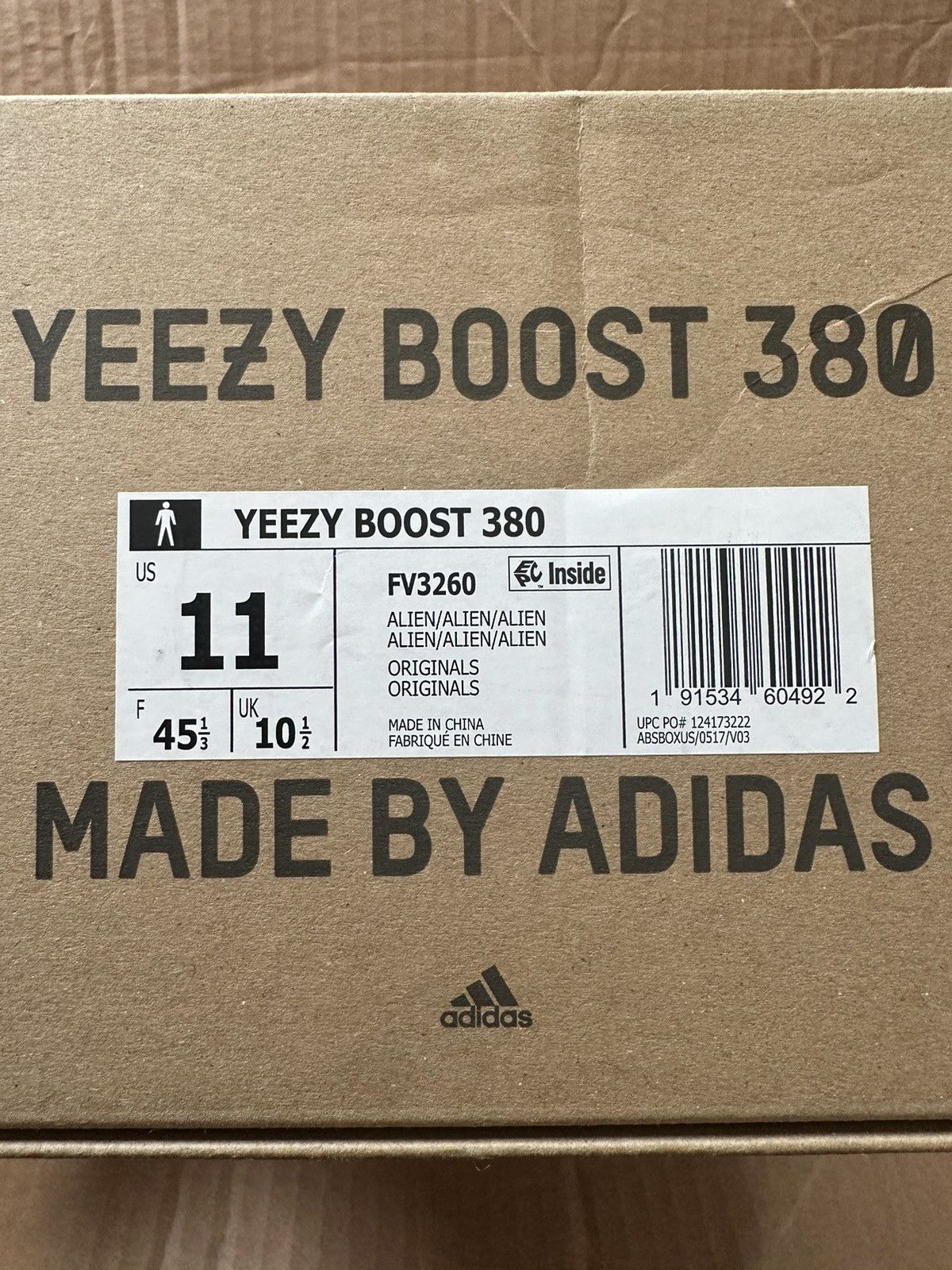 Adidas × Kanye West Yeezy Boost 380 Alien Size US 11 / EU 44 - 11 Thumbnail