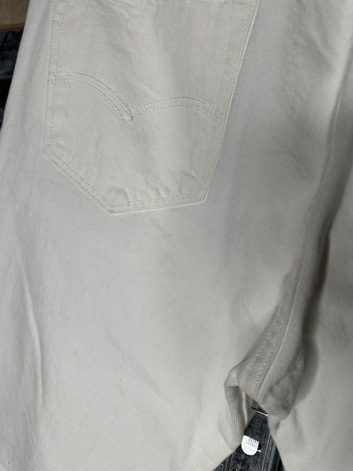 Levi's Levi’s 501 White Jeans W36 L34 Straight Denim Pants Size US 36 / EU 52 - 10 Thumbnail