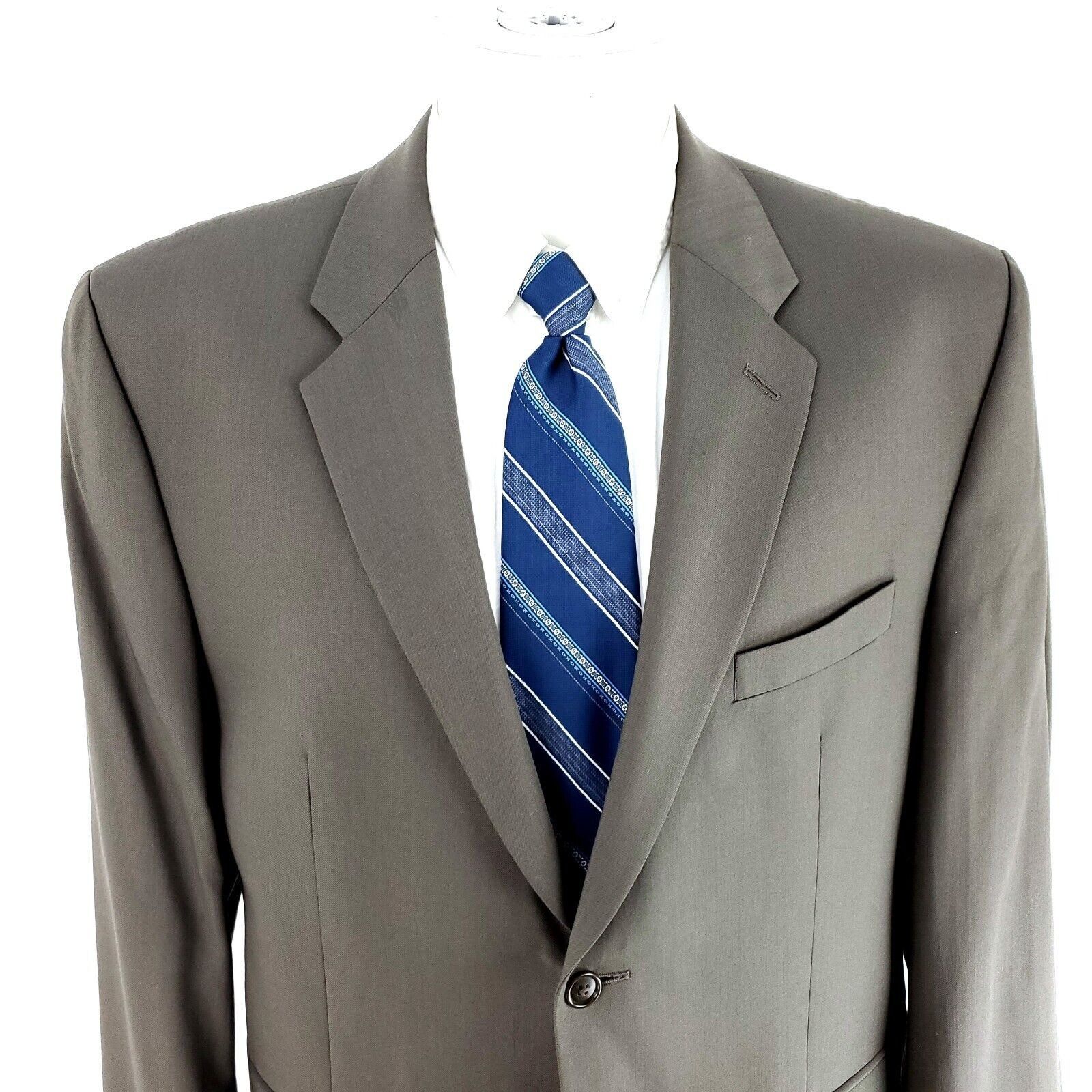 Calvin Klein Calvin Klein Wool Beige 2 Button Blazer 40L Tagged 43R Size 40L - 1 Thumbnail