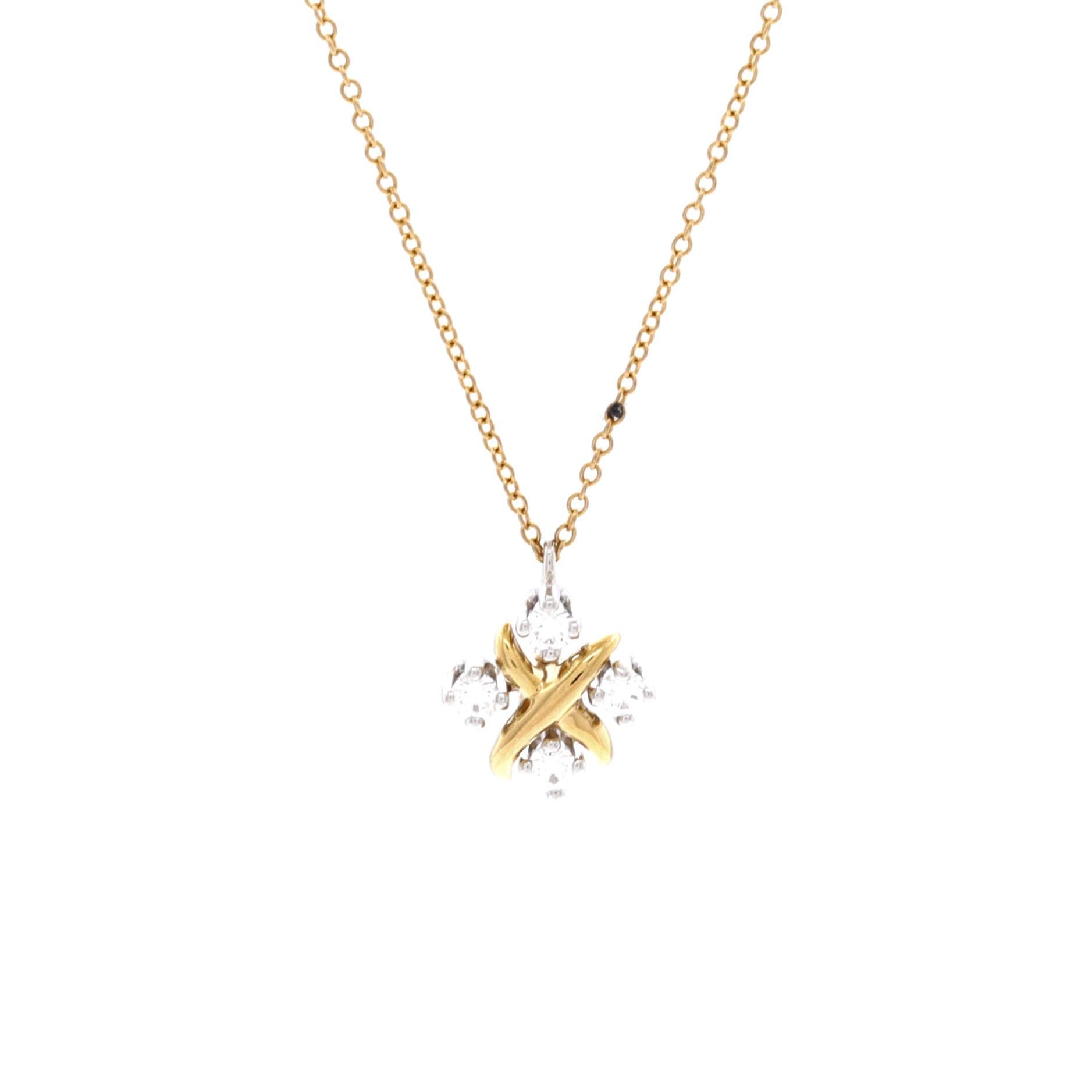 Tiffany & Co. Schlumberger Lynn Pendant Necklace Size ONE SIZE - 1 Thumbnail