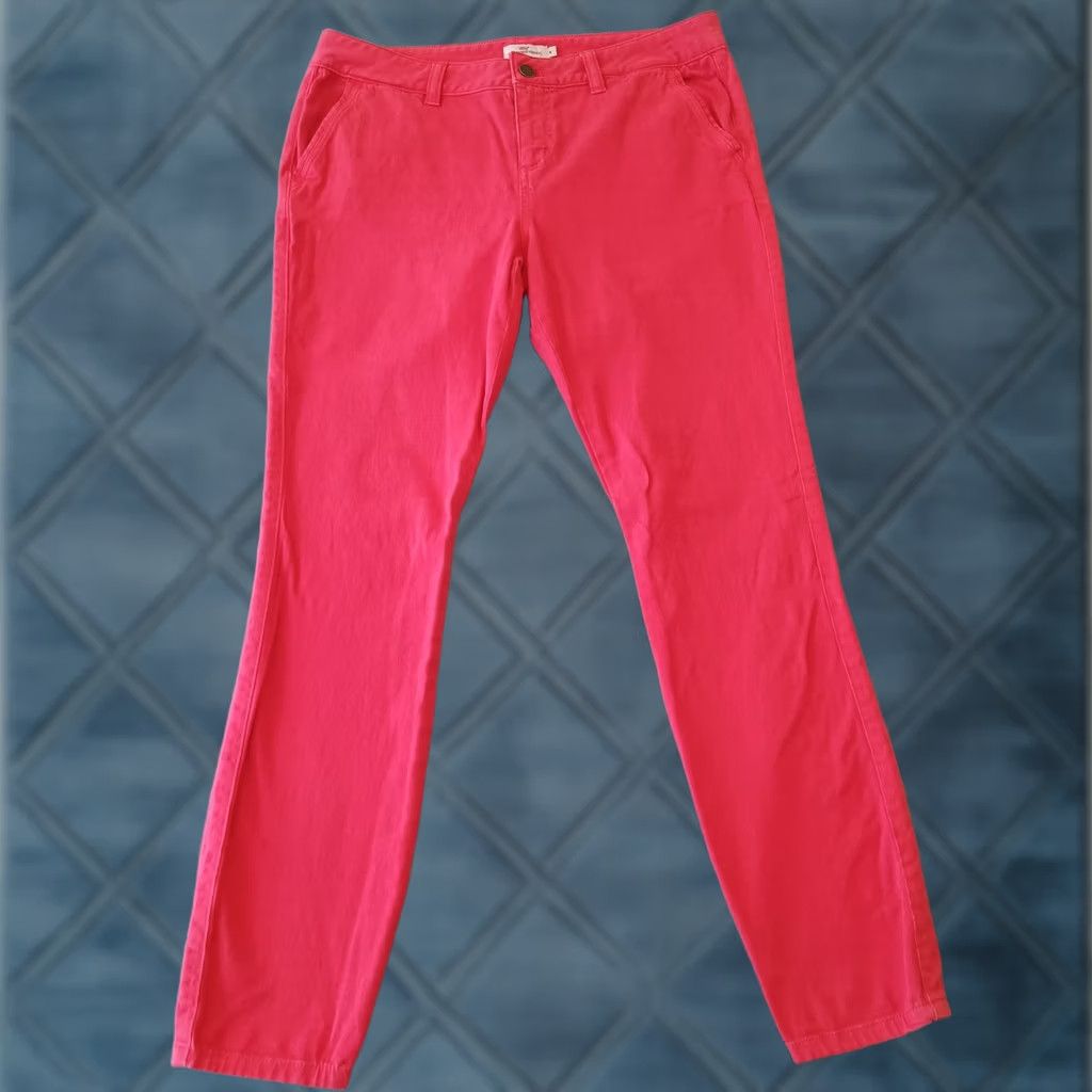 Vineyard Vines Vineyard Vines Pants Womens Size 8 Pink 31x27.5 Mid Rise Stretch Ankle Size 30" / US 8 / IT 44 - 1 Thumbnail