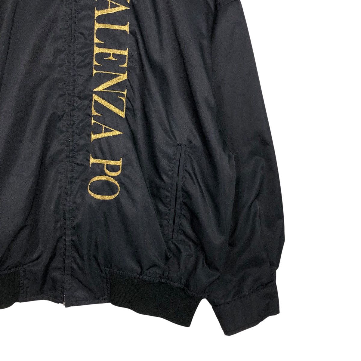 Japanese Brand Vintage Satin Bomber Jacket Valenzia Po Sports Issey Miyake Size US M / EU 48-50 / 2 - 6 Thumbnail
