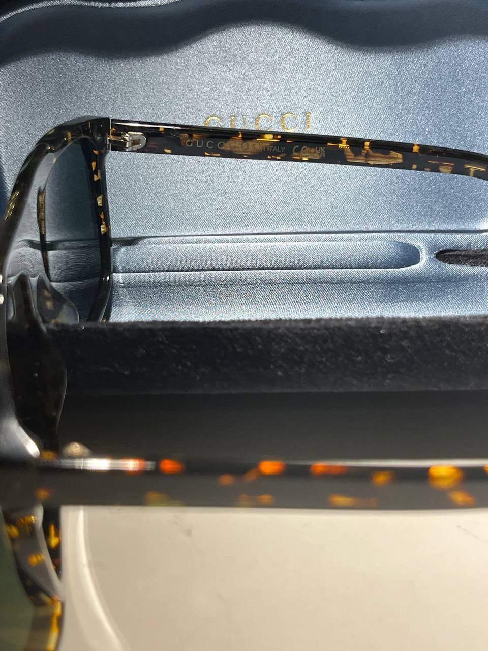 Gucci GUCCI Schwarz-braune Pilotenbrille Size ONE SIZE - 3 Thumbnail