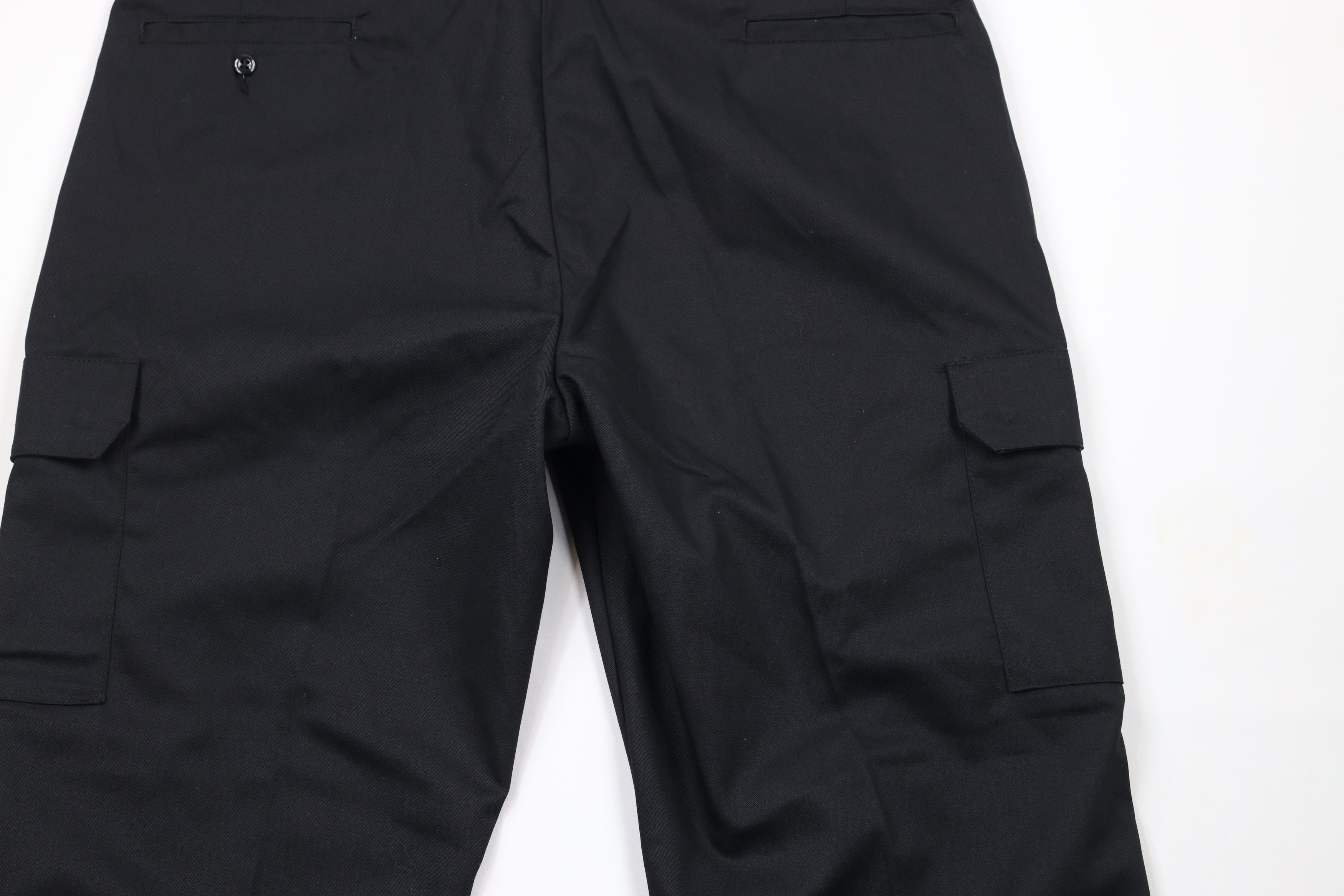 Vintage Vintage 90s Streetwear Wide Leg Cargo Work Pants Black Size US 40 / EU 56 - 9 Thumbnail
