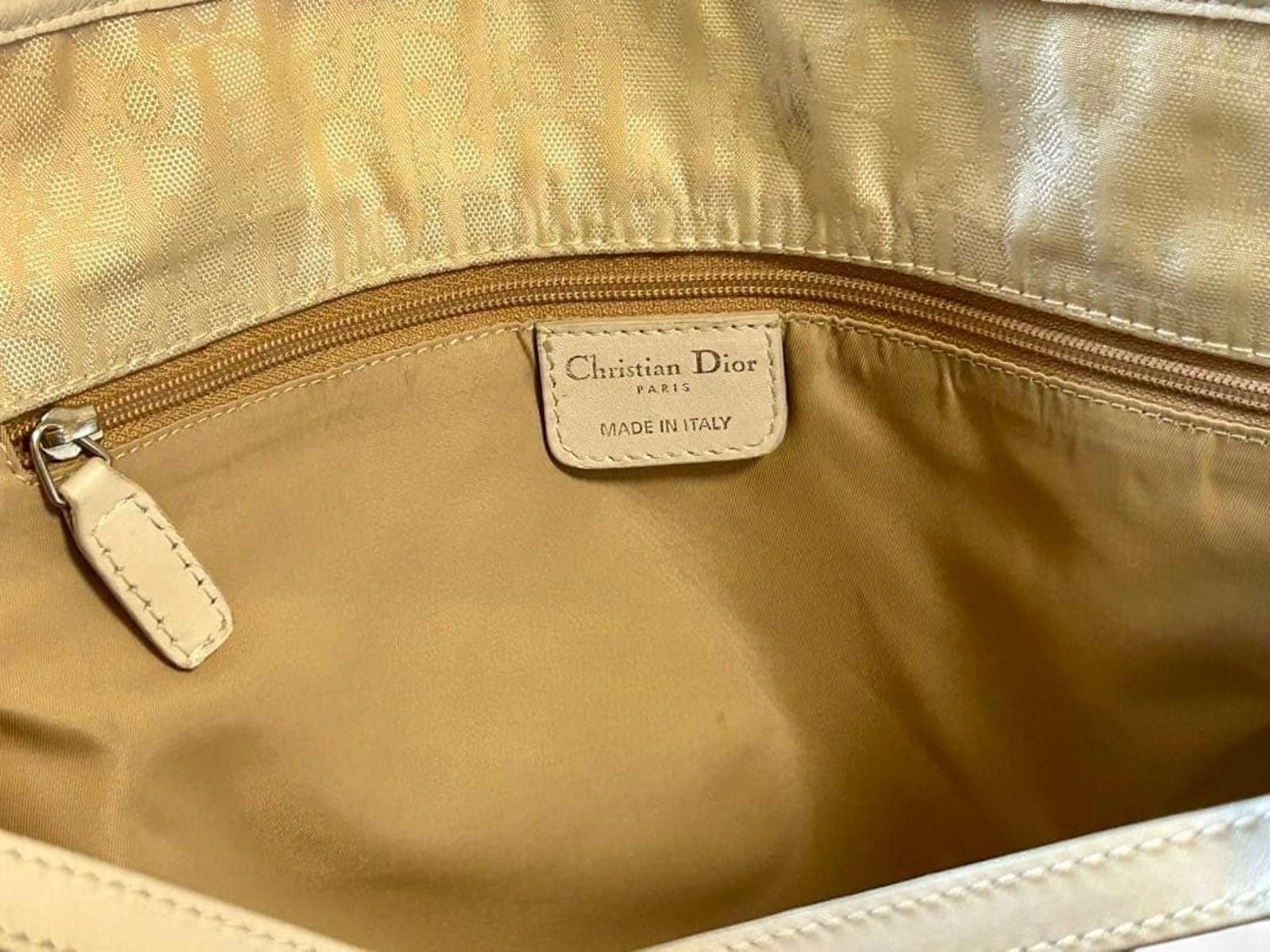 Dior Dior - Beige Monogram Tote Handbag Size ONE SIZE - 9 Thumbnail