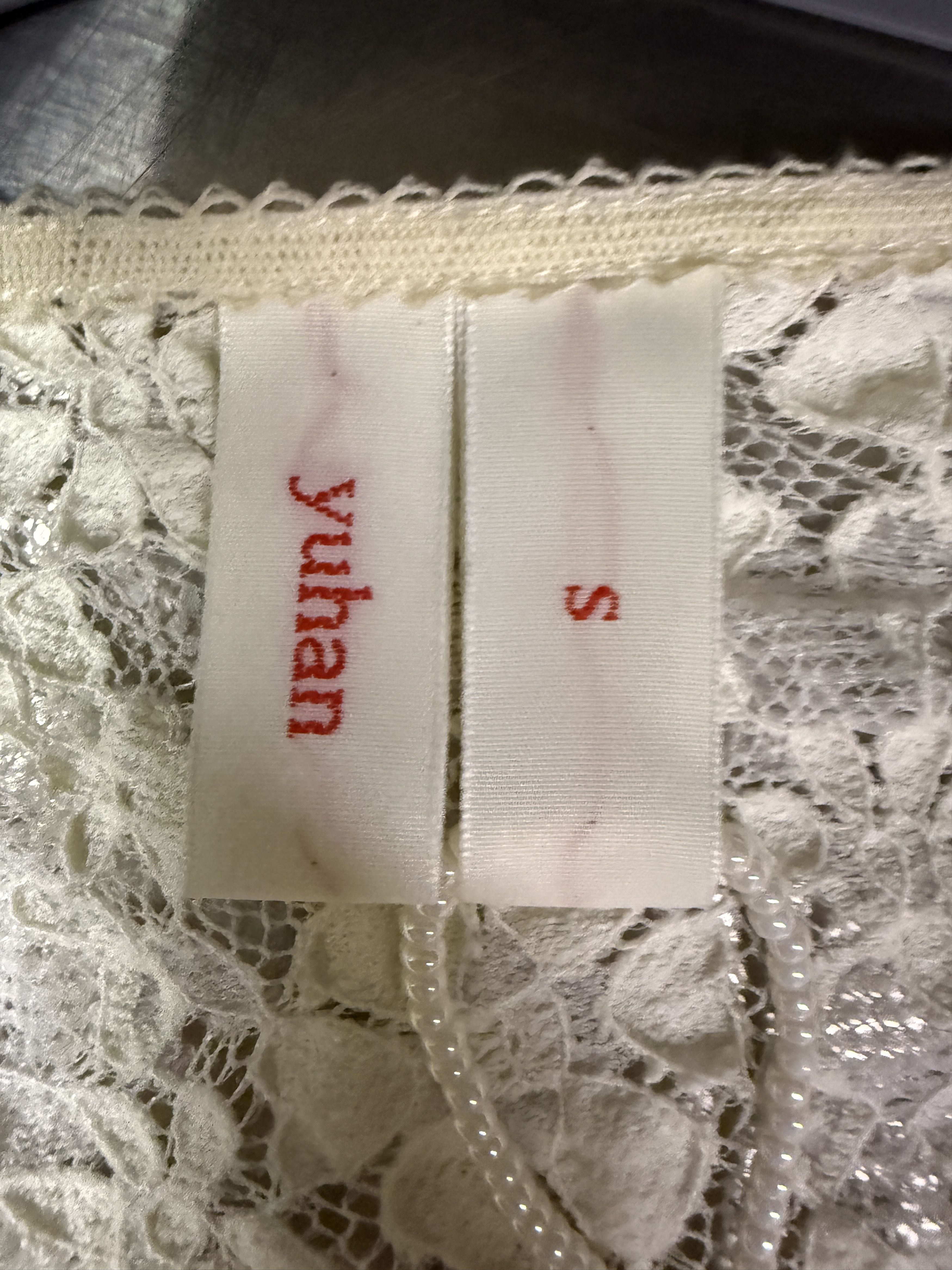 Other $675 Yuhan Lang AW24 Draped Lace Jumpsuit dress S Size S / US 4 / IT 40 - 4 Thumbnail