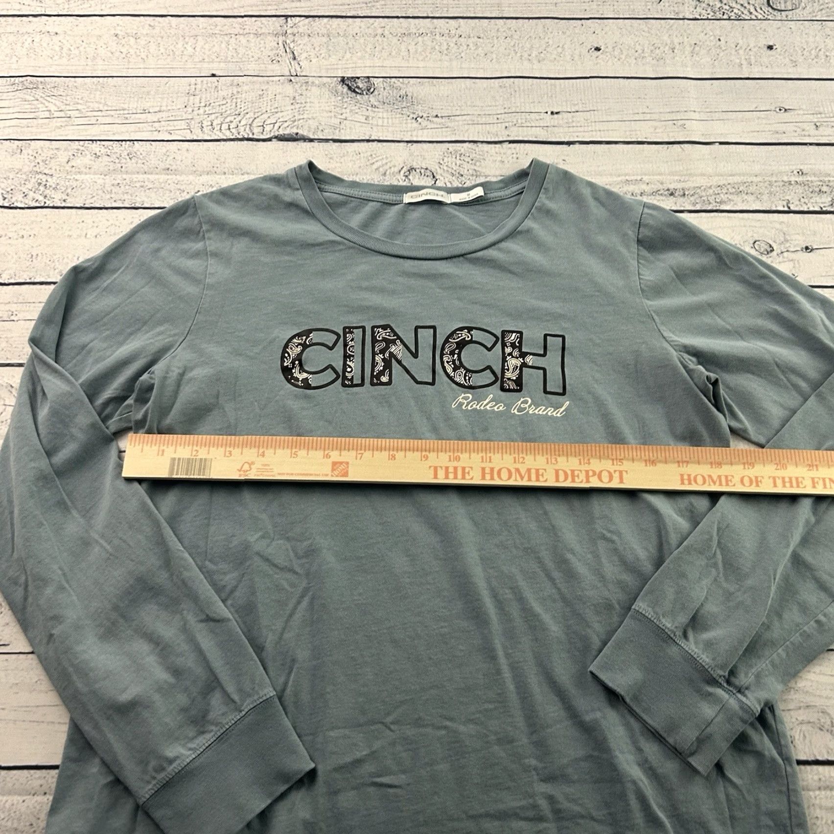 Vintage Cinch Long Sleeve T-Shirt Women's Small Blue Size S / US 4 / IT 40 - 4 Thumbnail