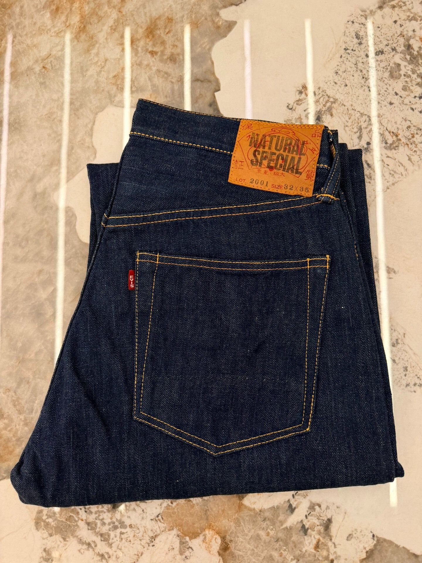 Evisu Evisu EVIS No.1 Black Ear 2001 Size US 32 / EU 48 - 1 Thumbnail