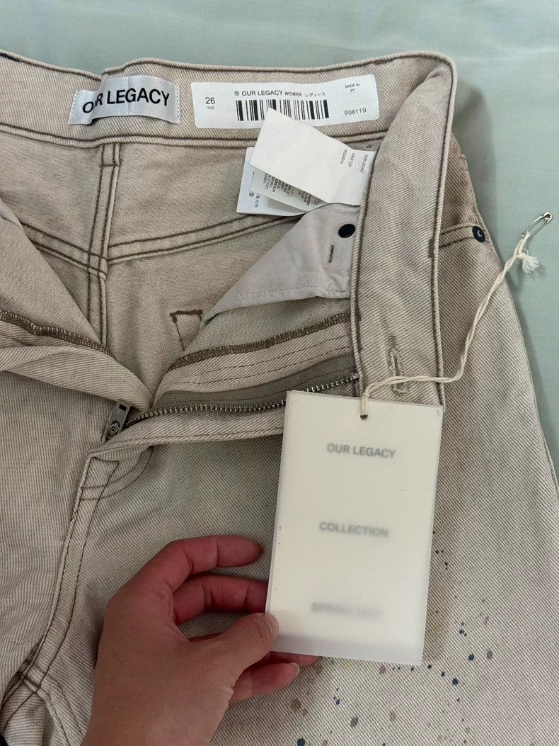 Our Legacy Our Legacy size26 Splashed ink straight jeans Size 26" / US 2 / IT 38 - 6 Thumbnail