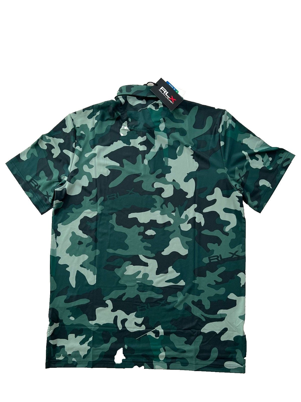 Ralph Lauren Ralph Lauren RLX Polo Performance Golf Shirt Green Camo XL Size US XL / EU 56 / 4 - 2 Thumbnail