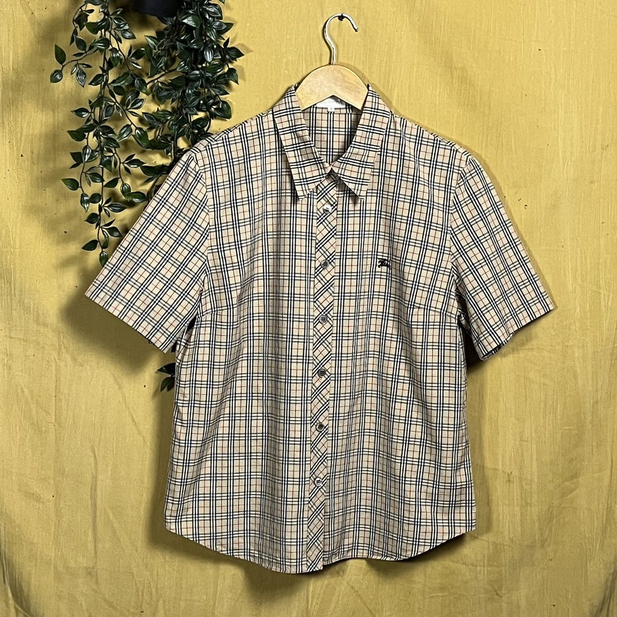 Burberry × Vintage Vintage Burberrys Nova Check button up shirt Size M / US 6-8 / IT 42-44 - 1 Thumbnail