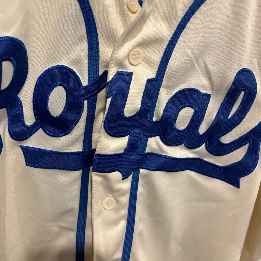 The Unbranded Brand Cream and Blue Royals Bo Jackson Baseball Jersey Size US XXL / EU 58 / 5 - 3 Thumbnail
