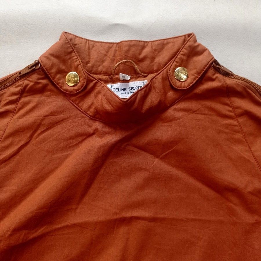 Celine 90s Celine Sports Marque Deposee pullover light jacket Size M / US 6-8 / IT 42-44 - 3 Thumbnail