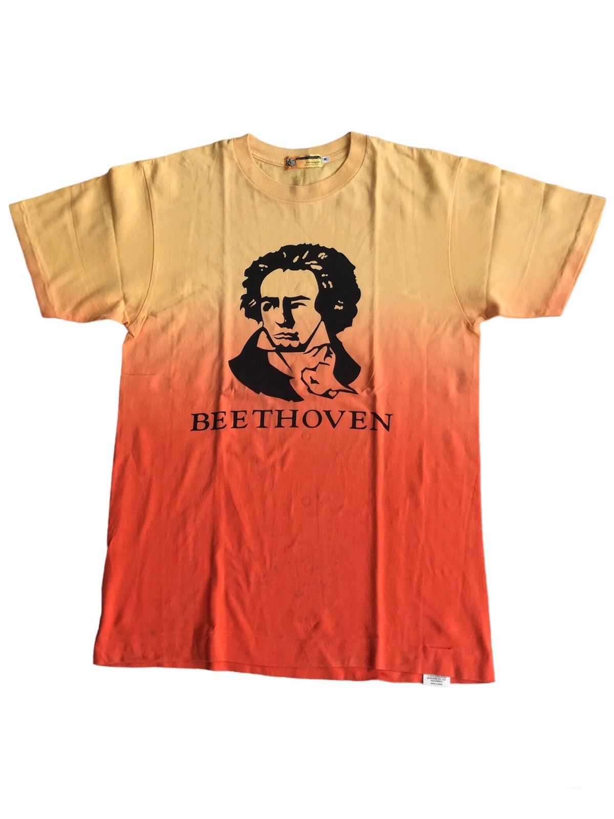 image of Accept Offervintage Bape Beethoven in Orange/Yellow, Men's (Size Medium)