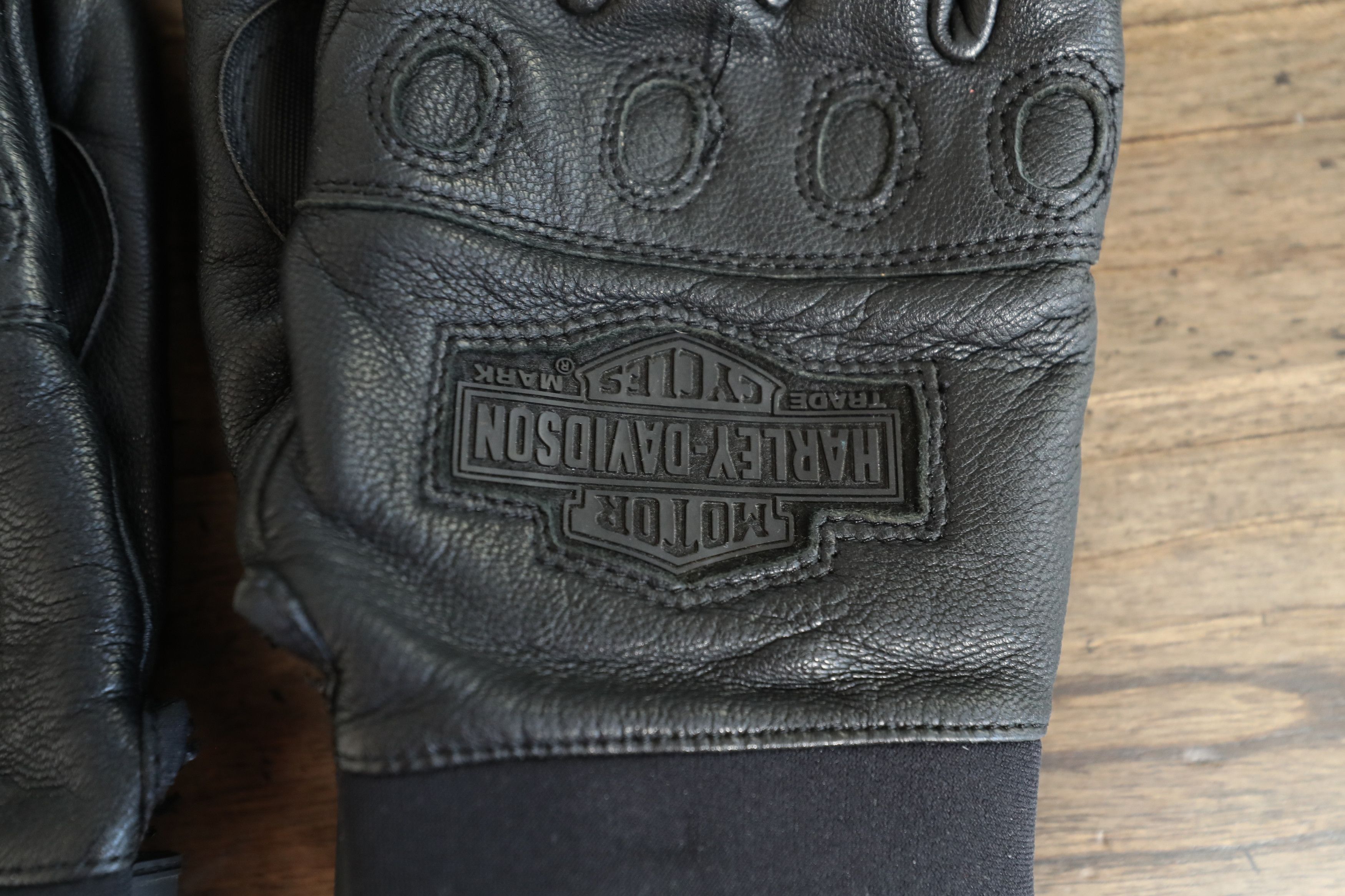 Harley Davidson Harley Davidson Goatskin Leather Motorcycle Gloves 2013 (M) Size ONE SIZE - 2 Thumbnail