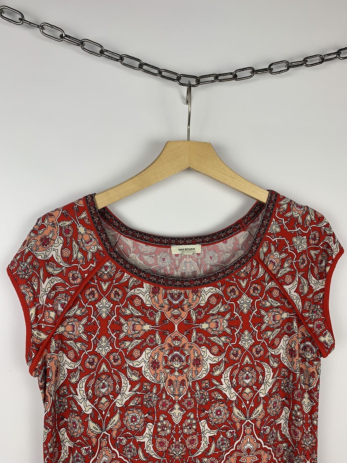 Max Mara Max Studio Mini Dress Women’s Size L Paisley Pattern Y2K Size L / US 10 / IT 46 - 2 Thumbnail