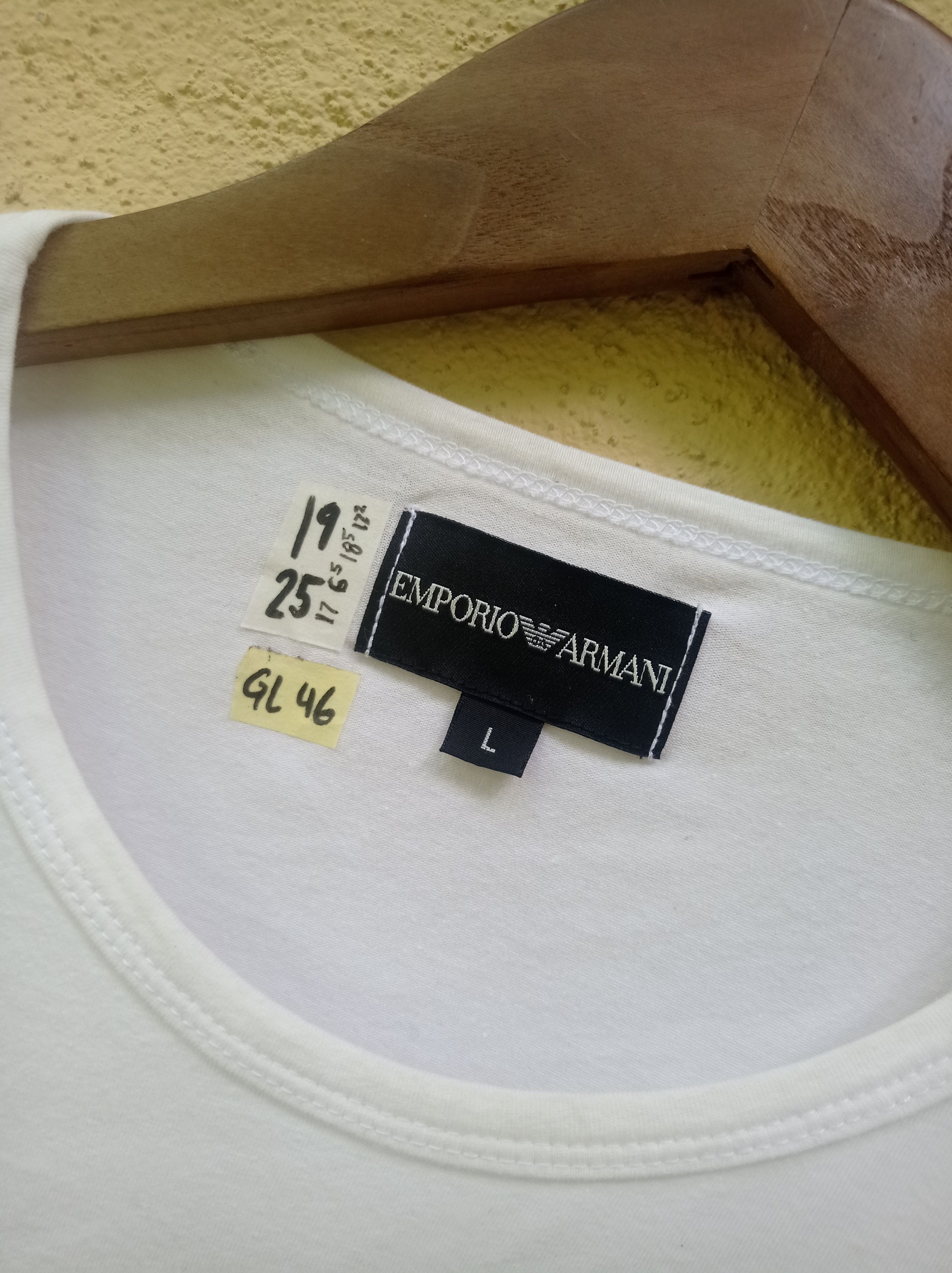Emporio Armani Emporio Amani spellout rhinestone logo #GL46 Size S / US 4 / IT 40 - 5 Thumbnail