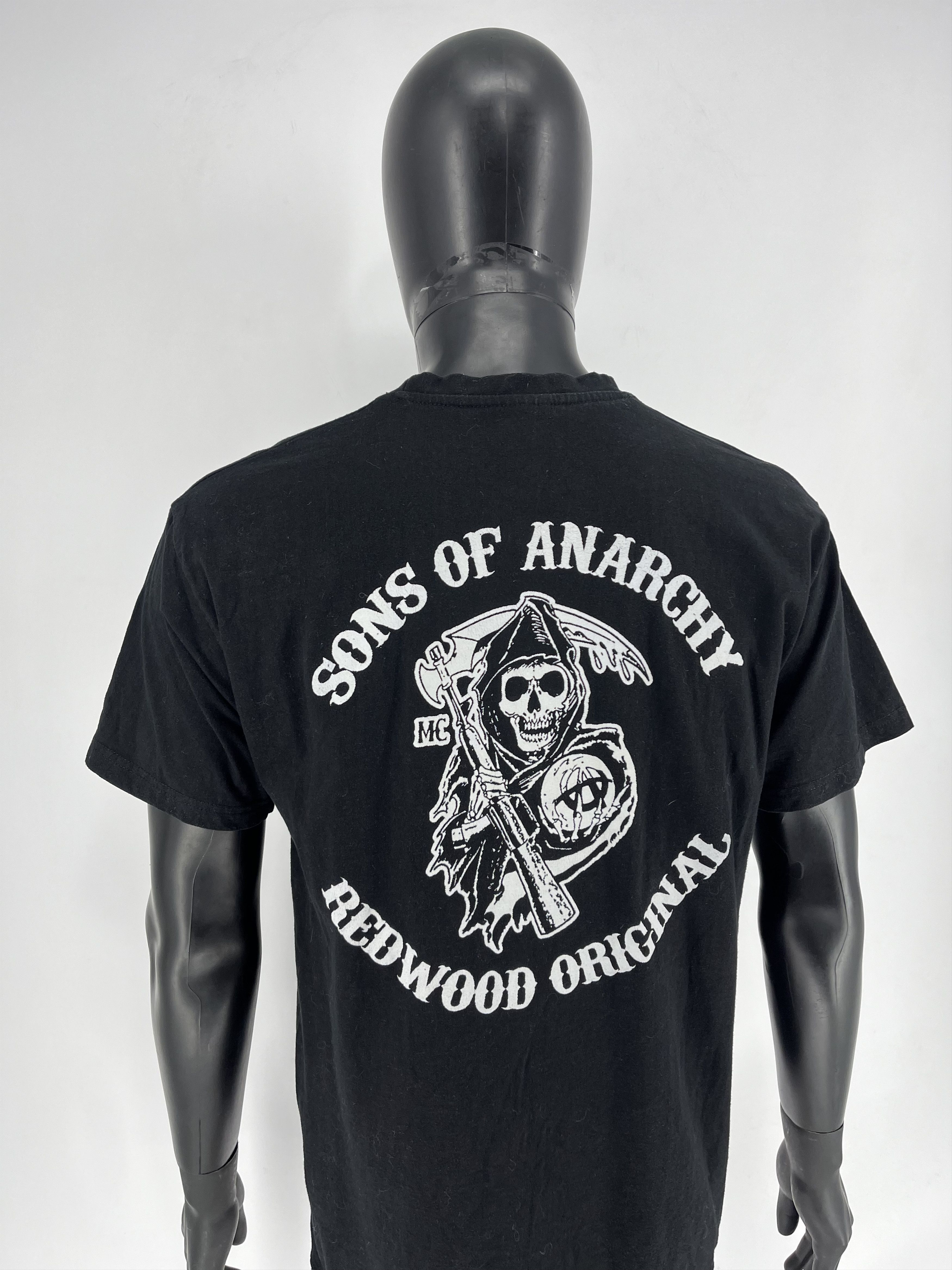 Band Tees × Vintage Vintage SOA Sons Of Anarchy Vintage Band Graphic Tee Faded Size US L / EU 52-54 / 3 - 10 Thumbnail