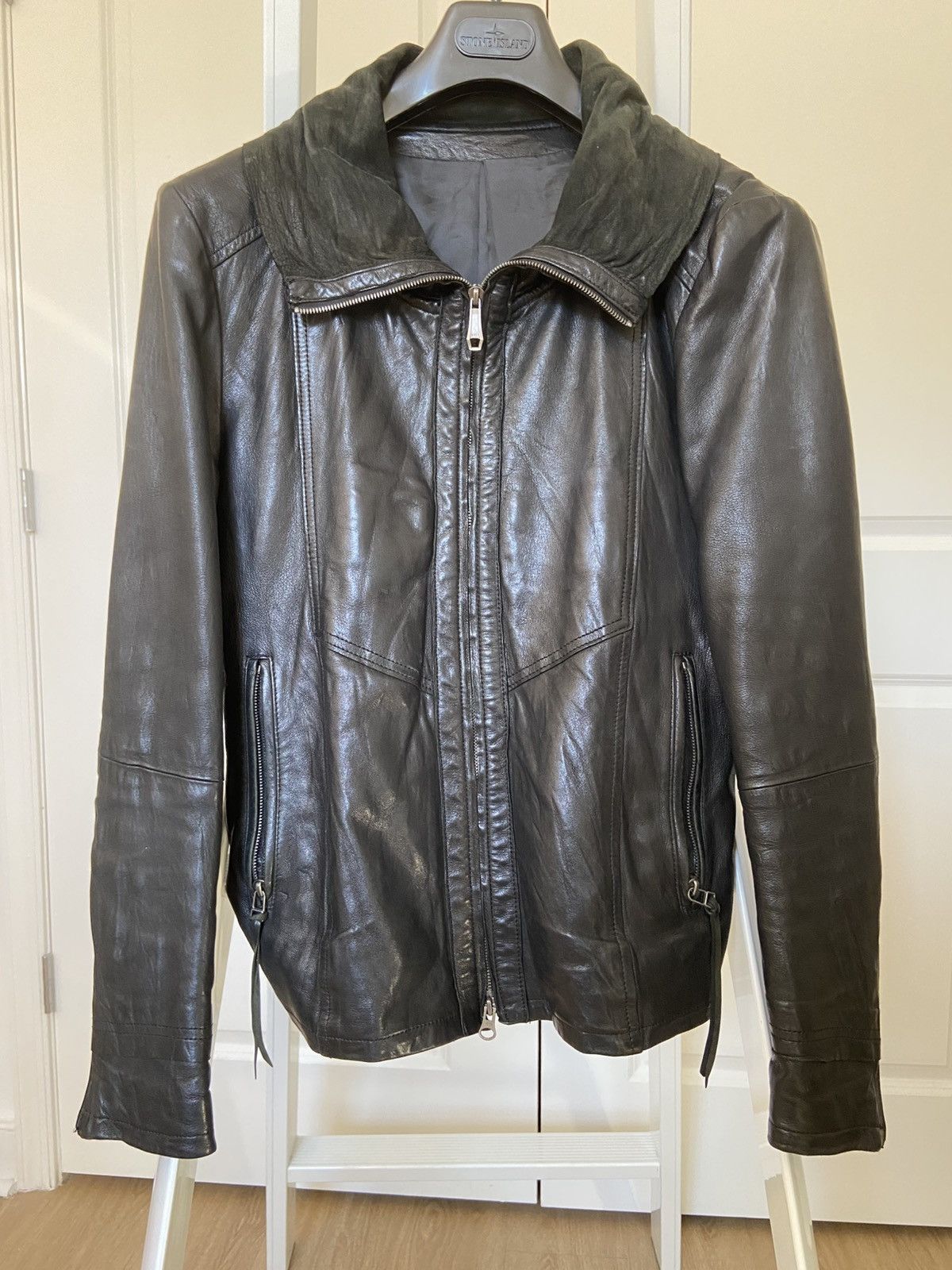 5351 POUR LES HOMMES 5351 Leather Zip Jacket Size US M / EU 48-50 / 2 - 1 Thumbnail
