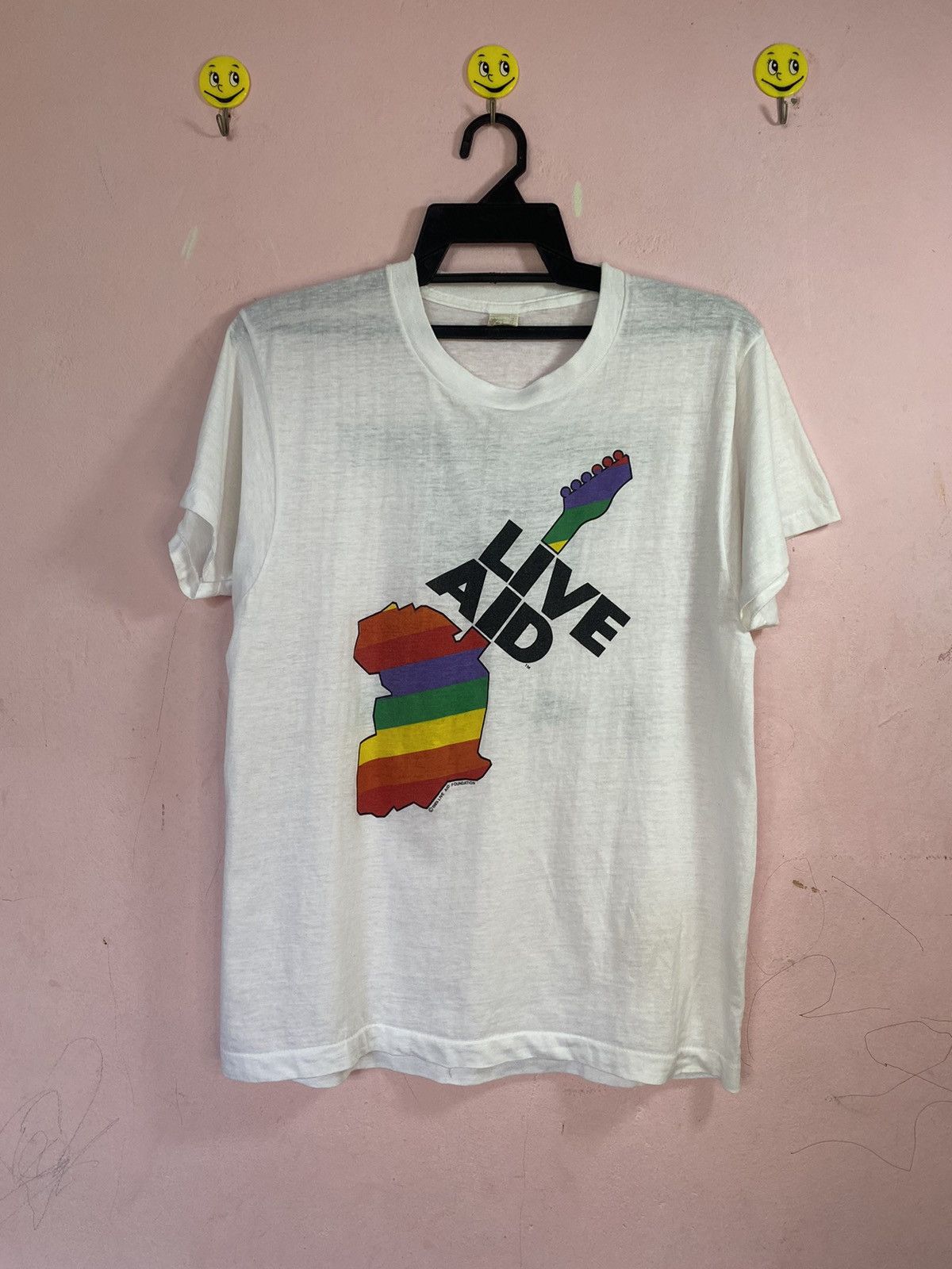 Band Tees × Vintage Vintage live aid foundation 1985 tour t-shirt Size US L / EU 52-54 / 3 - 1 Thumbnail