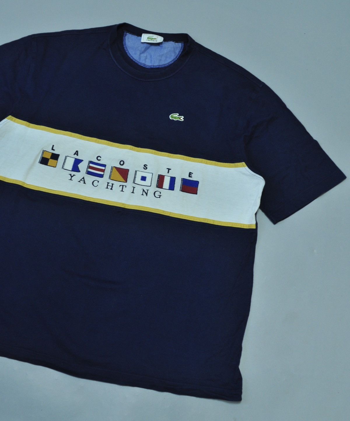 Lacoste Vintage Lacoste Yachting t-shirt rare y2k Size US XXL / EU 58 / 5 - 1 Thumbnail
