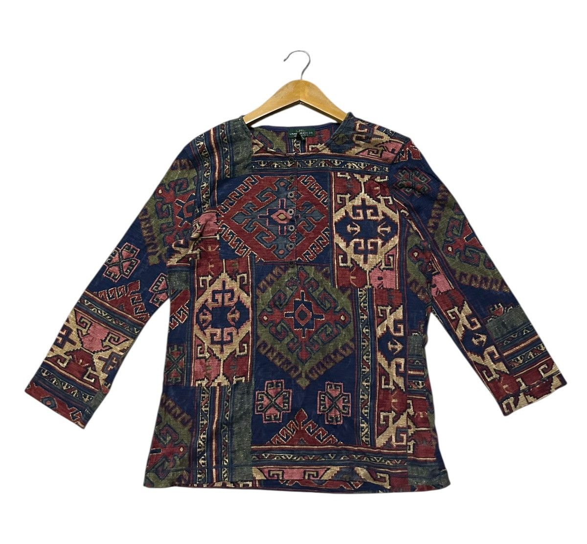 Ralph Lauren vintage Ralph Lauren Aztec/Native-inspired pattern henley Size M / US 6-8 / IT 42-44 - 5 Thumbnail