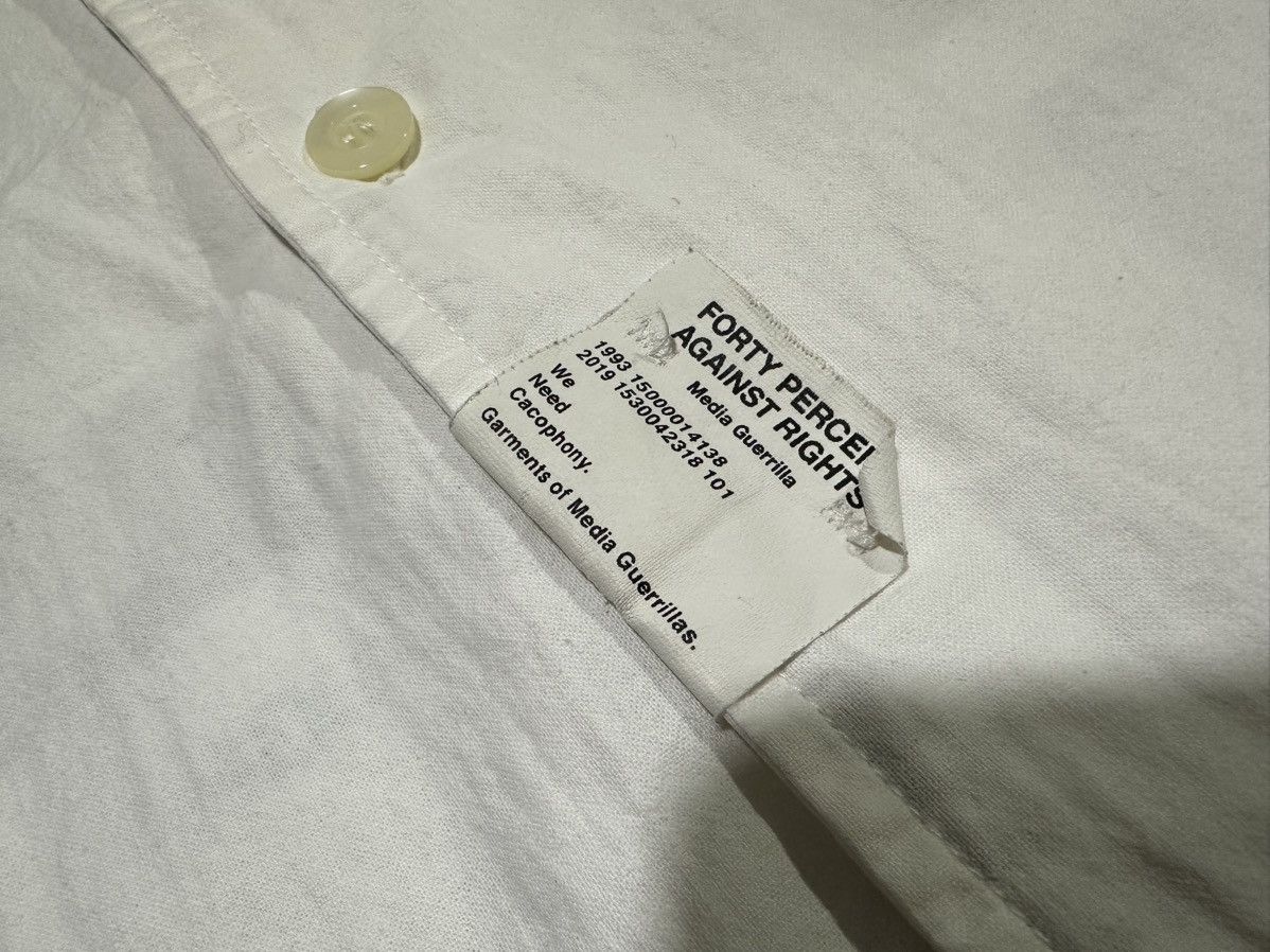 FPAR 🔥Aw19 FPAR Shirt FPARALYZE!! Forty Percent Against Rights Size US XL / EU 56 / 4 - 7 Thumbnail