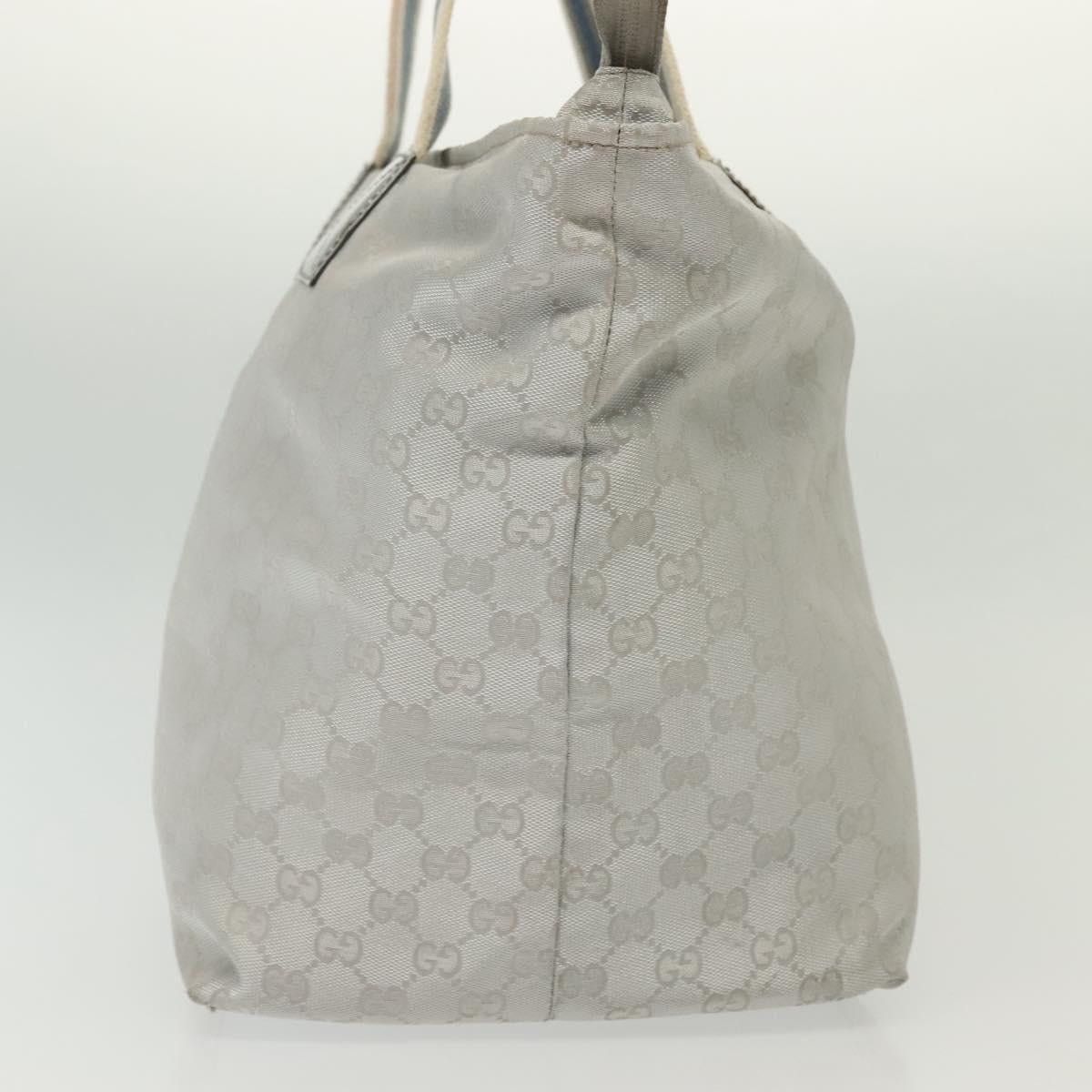 Gucci GUCCI GG Canvas Tote Bag Silver Size ONE SIZE - 5 Thumbnail