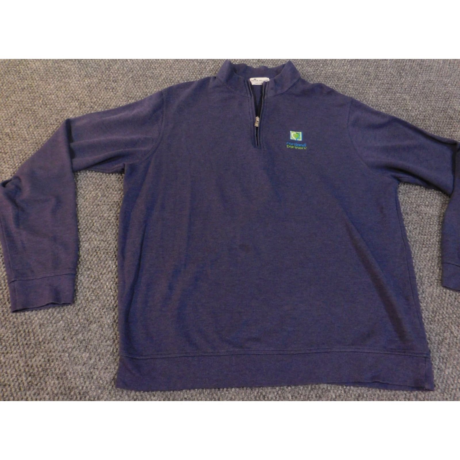 Peter Millar Peter Millar Crown Comfort Pullover XL Mens Purple Knit Sweater Golf Stretch Regular Mock Neck Long Sleeve) Size US XL / EU 56 / 4 - 3 Thumbnail