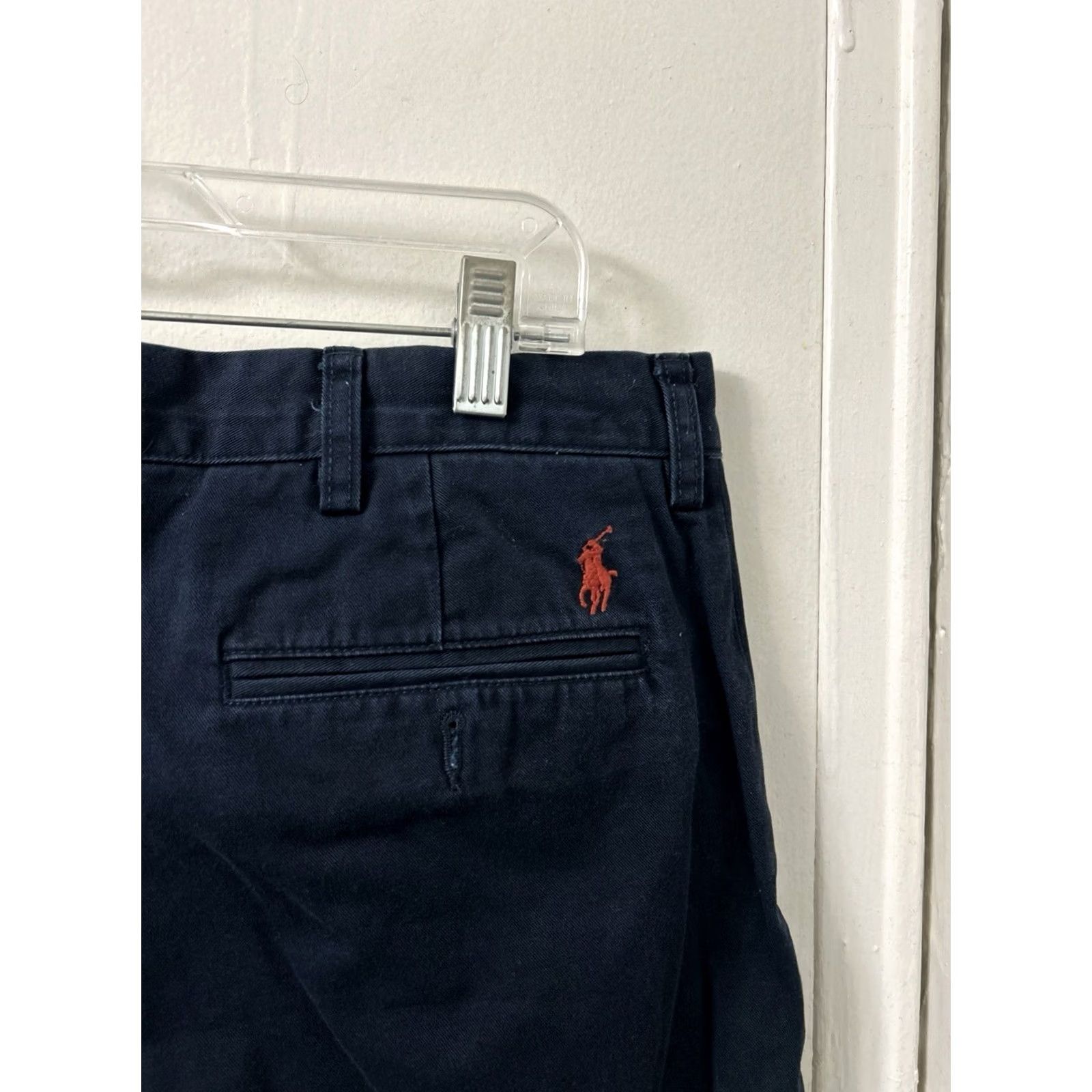 Polo Ralph Lauren Polo Ralph Lauren Preston Chino Pants Mens 35x29 Navy Blue Straight Leg Casual Workwear Business Black Label Polo Player Size US S / EU 44-46 / 1 - 4 Thumbnail