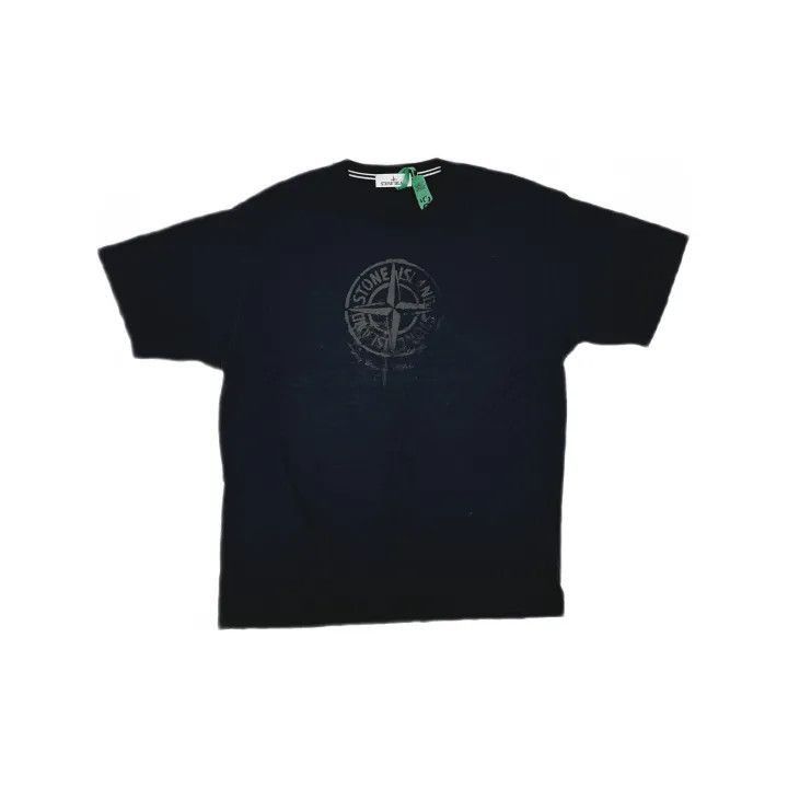 Stone Island Stone Island Black Compass Logo TShirt -2506 Size US XL / EU 56 / 4 - 2 Thumbnail