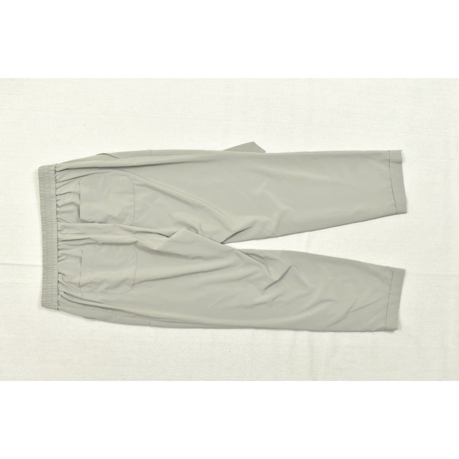 Banana Republic Banana Republic Women's Gray Belted Tapered Elastic Waist Pants M Polyester Dress Pants Size 32" / US 10 / IT 46 - 8 Thumbnail