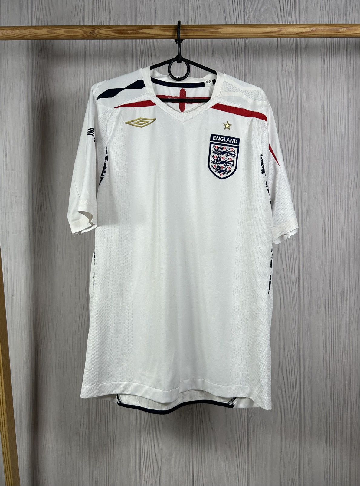 Umbro Umbro England 2007/2009 Football Shirt Soccer Jersey Size M Size US M / EU 48-50 / 2 - 1 Thumbnail