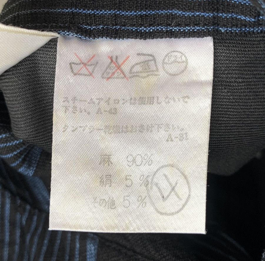 Issey Miyake 80s ISSEY MIYAKE ASYMMETRICAL STRIPED HEMP ARCHIVE WOMENS Size M / US 6-8 / IT 42-44 - 15 Thumbnail