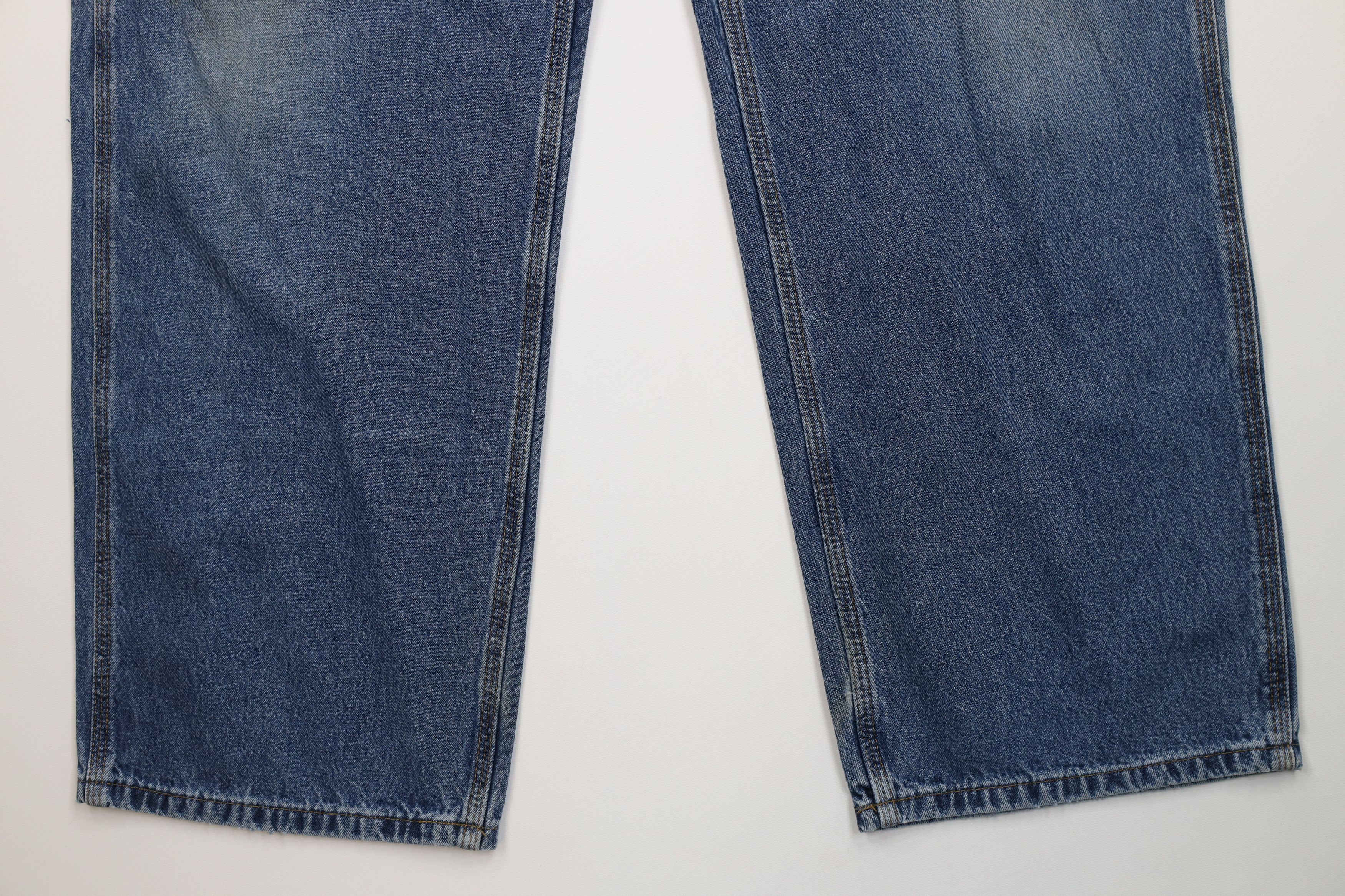 Carhartt Vintage Y2K Carhartt Spell Out Wide Leg Dungaree Jeans Size US 40 / EU 56 - 4 Thumbnail