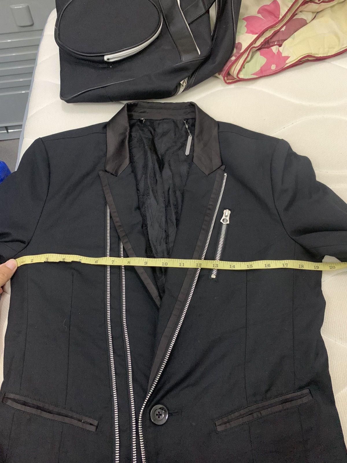 Civarize Zipper Slim Fit Blazer