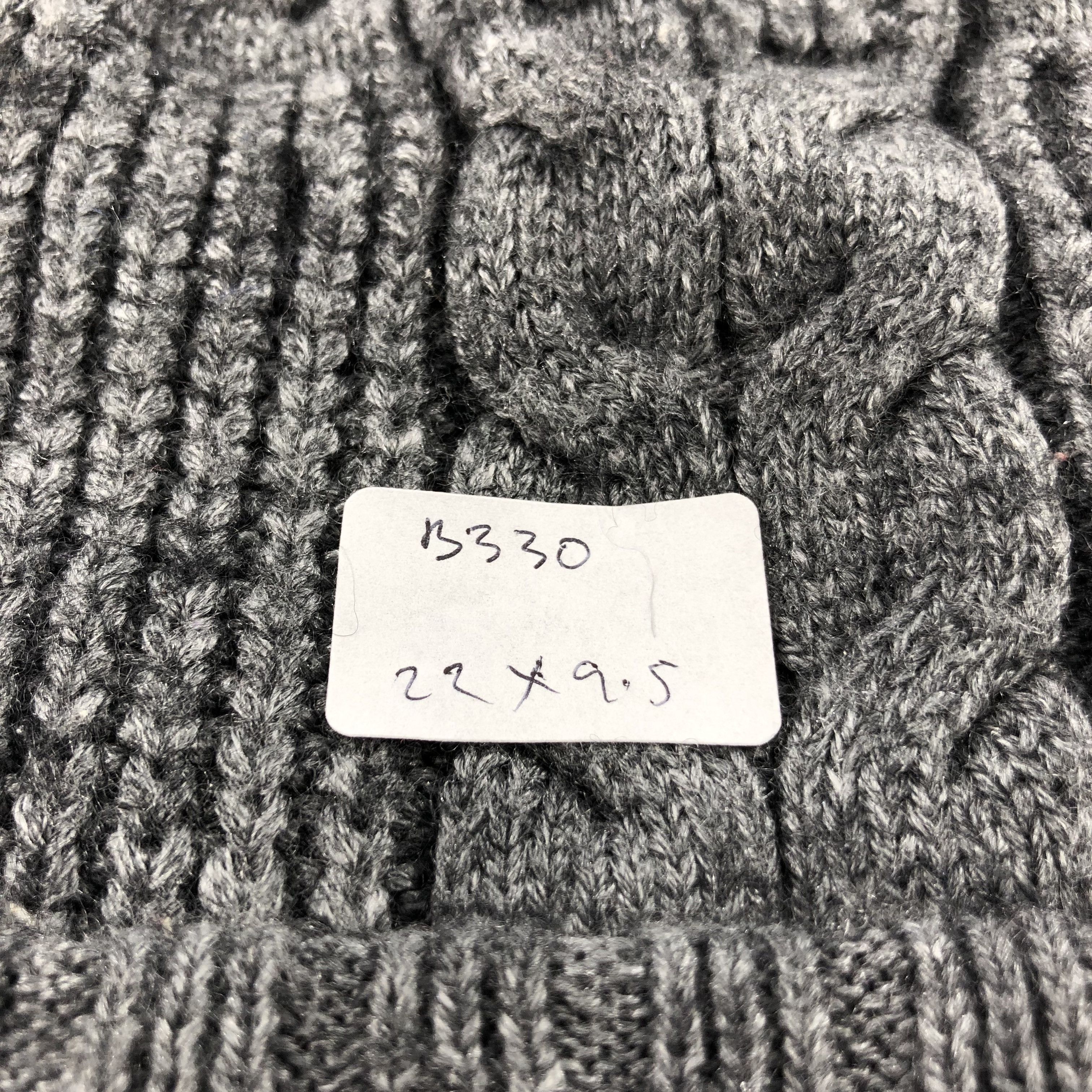 Japanese Brand Arnold Palmer Cable Knit Grey Beanie Snowcap Snow Hat B330 Size ONE SIZE - 10 Thumbnail