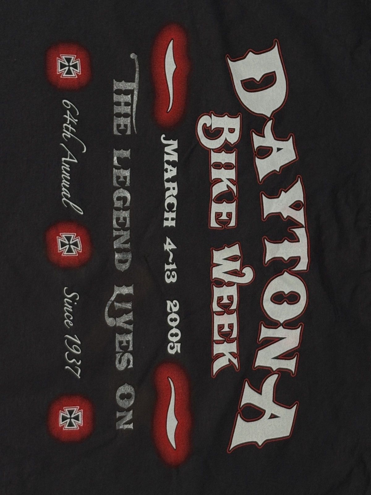 Harley Davidson Vintage 2005 “Daytona Beach Ride Week” T-Shirt Size XL 0773 Size US L / EU 52-54 / 3 - 5 Thumbnail