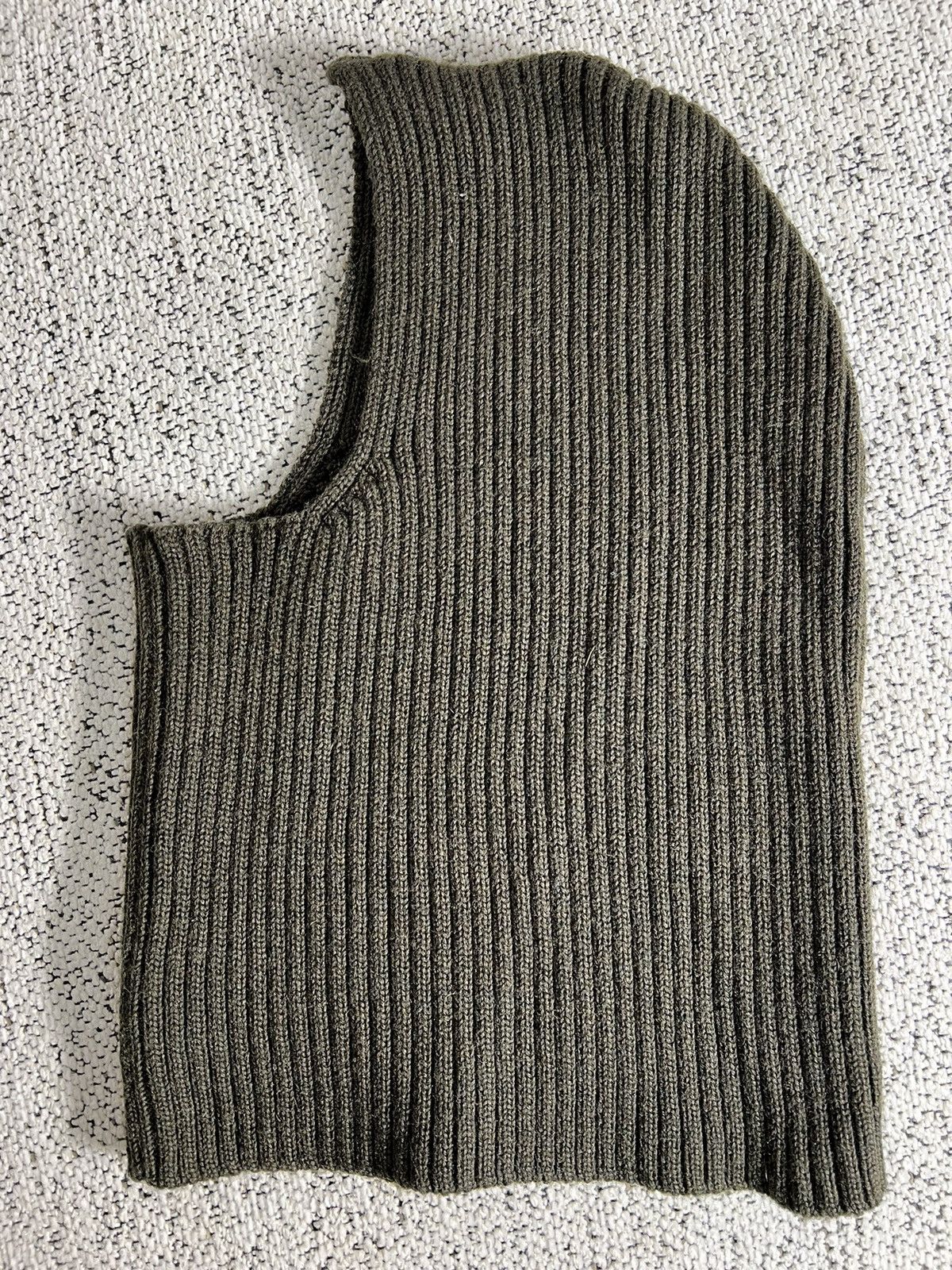 image of A P C x Kanye West Balaclava in Green, Men's