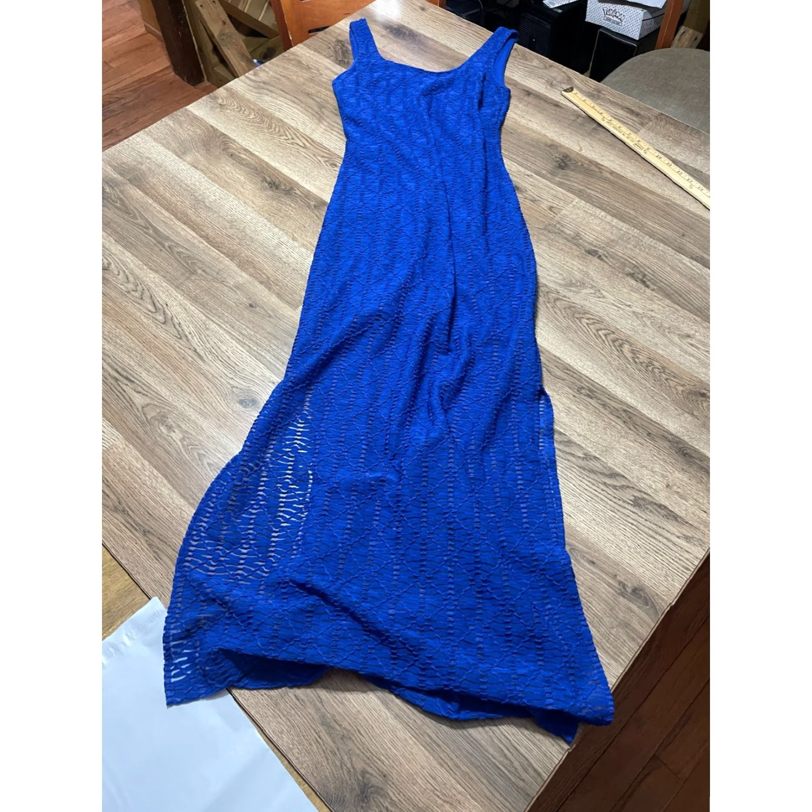 Apt. 9 Apt. 9 Dress Women XS Blue Maxi Sleeveless Size XS / US 0-2 / IT 36-38 - 2 Thumbnail