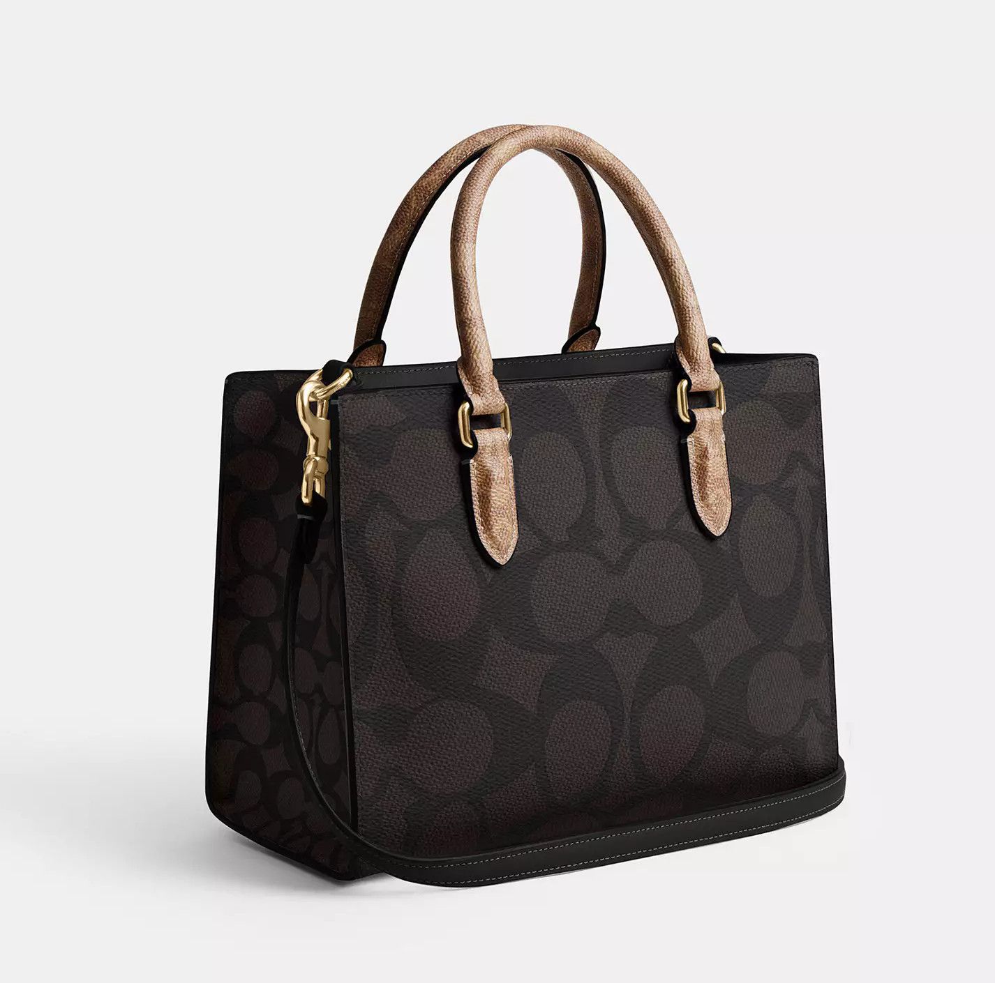 Coach Maggie Small Tote Bag In Blocked Signature Canvas CY676 Size ONE SIZE - 7 Thumbnail