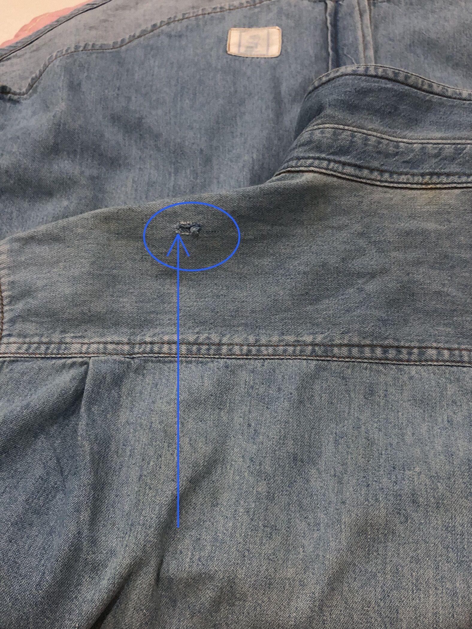Blue Blue Japan × Japanese Brand × Vintage Vintage Worn Blue Blue Button Up Denim Shirt Size US M / EU 48-50 / 2 - 12 Thumbnail