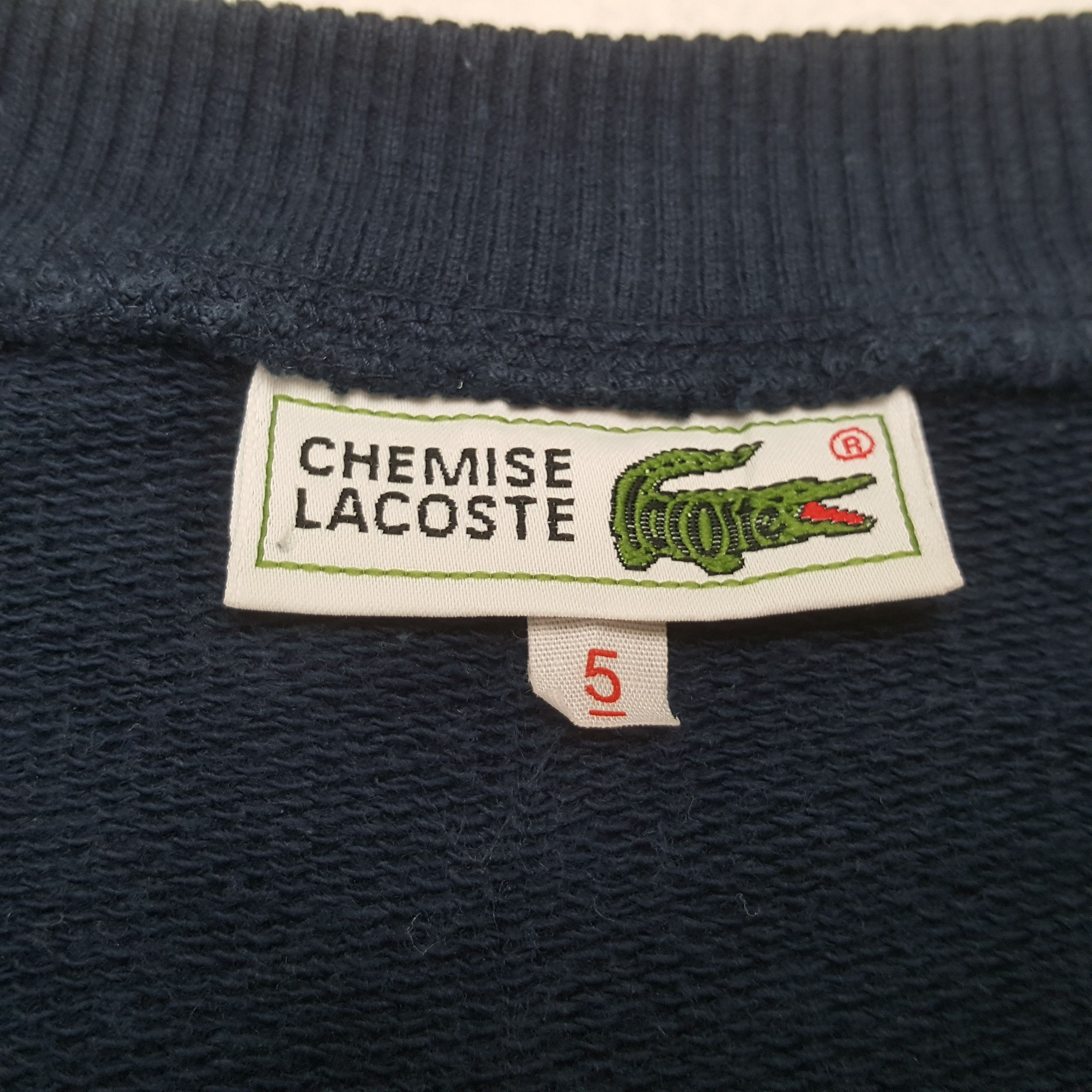 Lacoste × Vintage Vintage LACOSTE Sun Faded Style Sweatshirt C290N26 Size US M / EU 48-50 / 2 - 4 Thumbnail