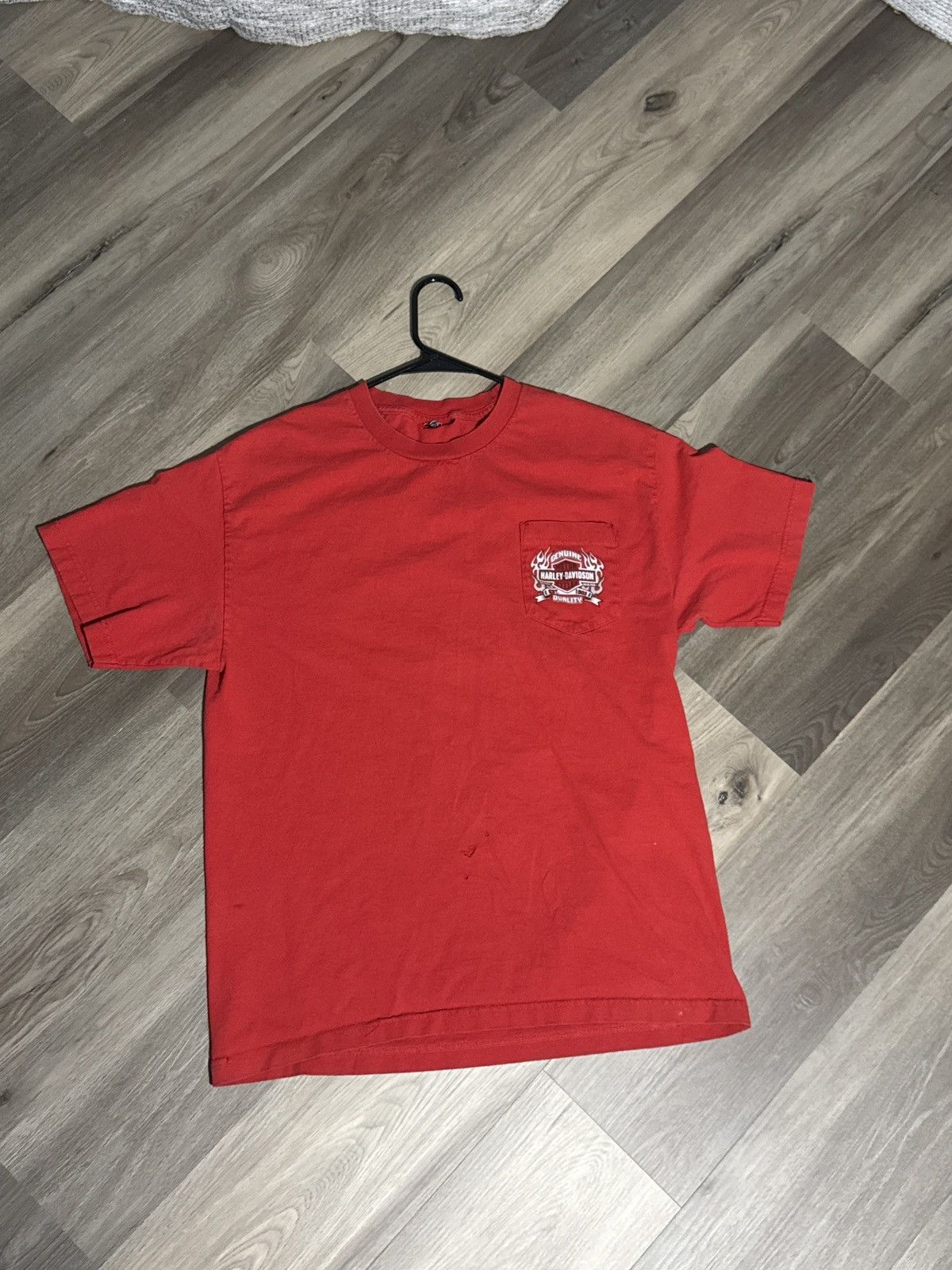 Harley Davidson Harley Tulsa Oklahoma Pocket Tee Size US L / EU 52-54 / 3 - 4 Thumbnail