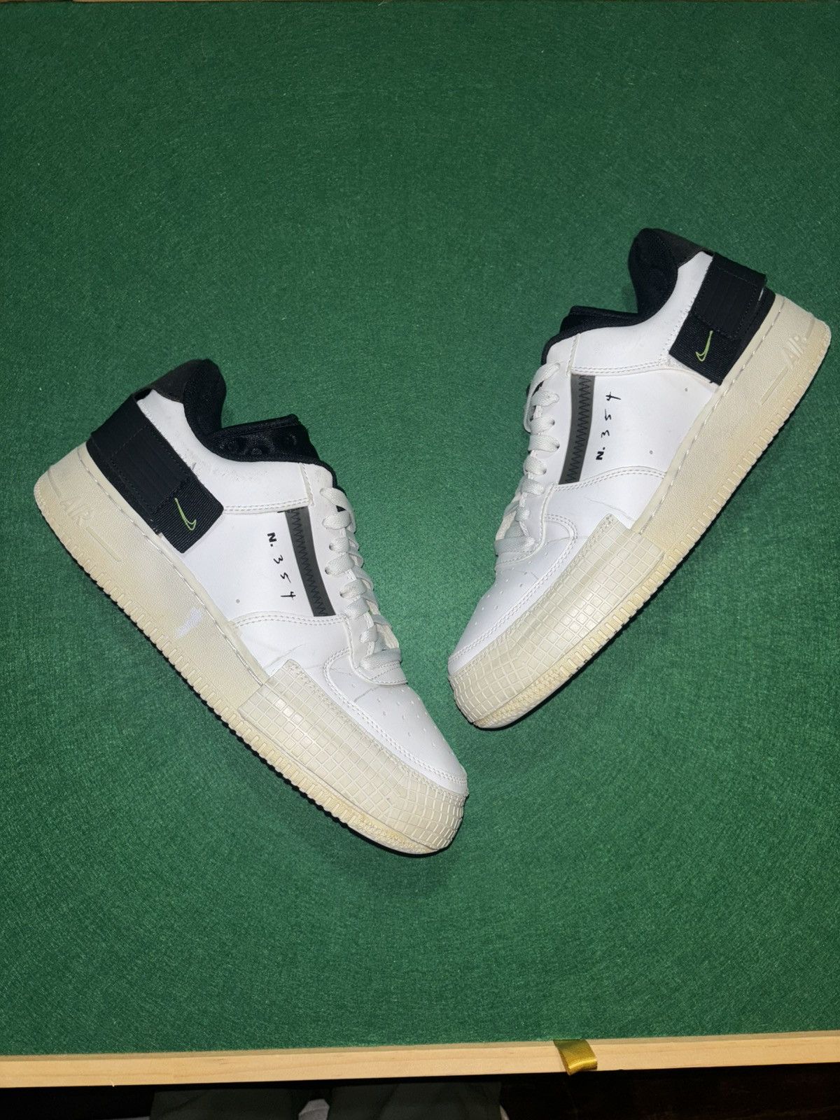 Nike Nike air force type 1 volt Size US 9.5 / EU 42-43 - 1 Thumbnail