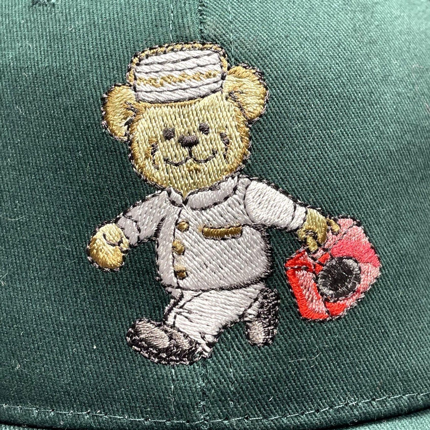 Vintage BEAR Promo Hat Cap Cotton Rare Adjustable Green Unbranded Baseball Cap Unisex Adults Casual Vintage: No Size ONE SIZE - 2 Thumbnail