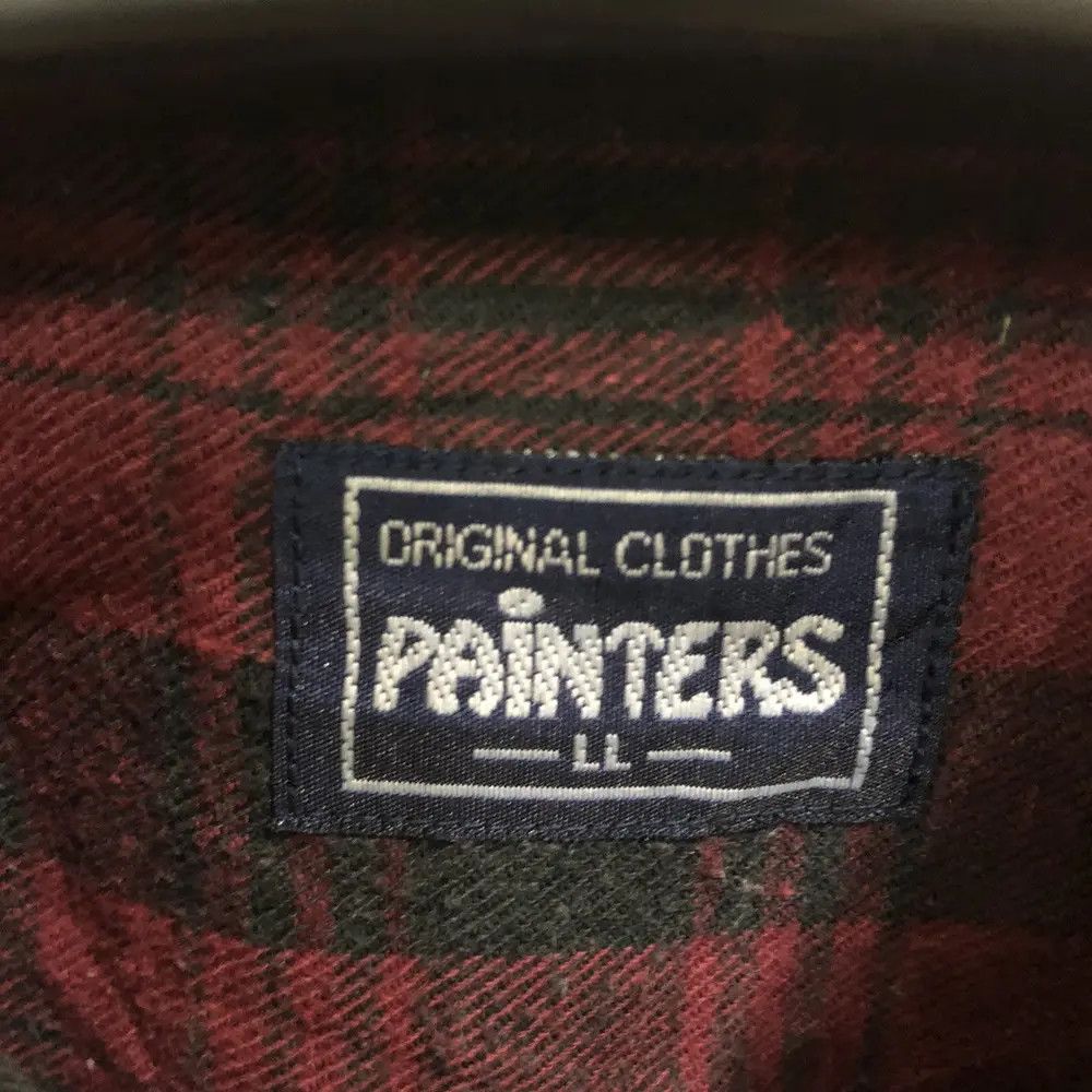 Vintage Vintage Painters Plaid Tartan Flannel Shirt 👕 Size US XL / EU 56 / 4 - 3 Thumbnail