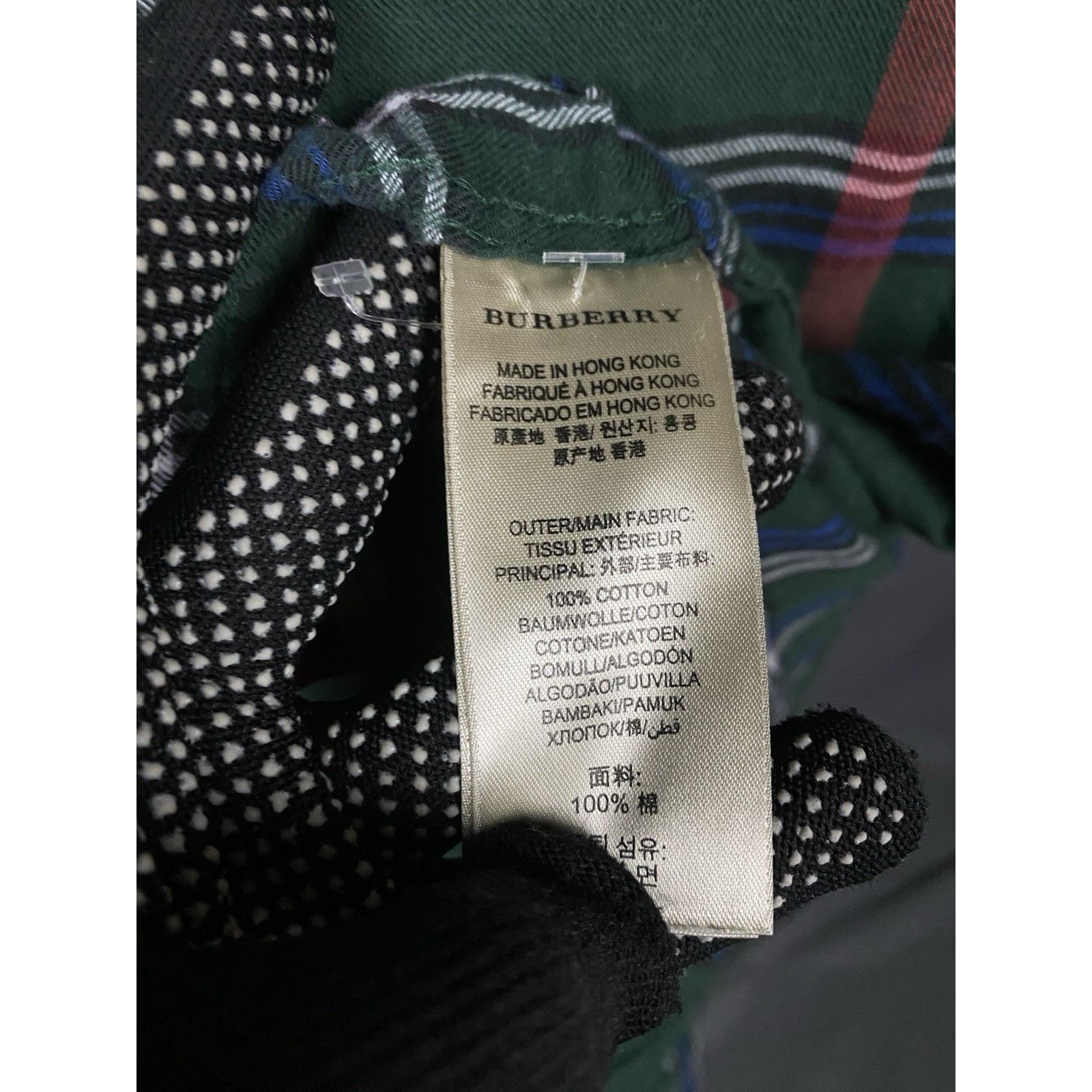 Burberry Burberry Brit Nova Check Men's Green Checked Longsleeve Flan Size US XL / EU 56 / 4 - 11 Thumbnail