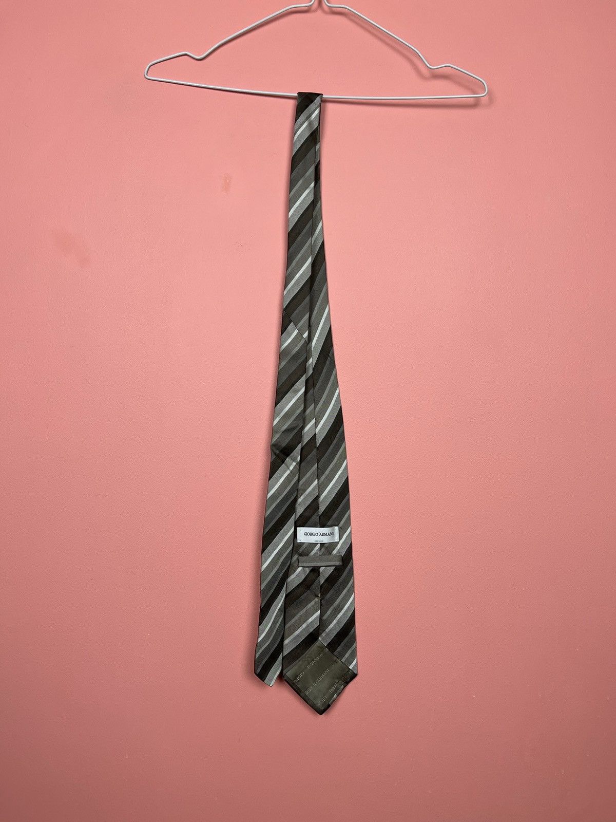Designer × Giorgio Armani Giorgio Armani tie silk Italy design casual Size ONE SIZE - 5 Thumbnail