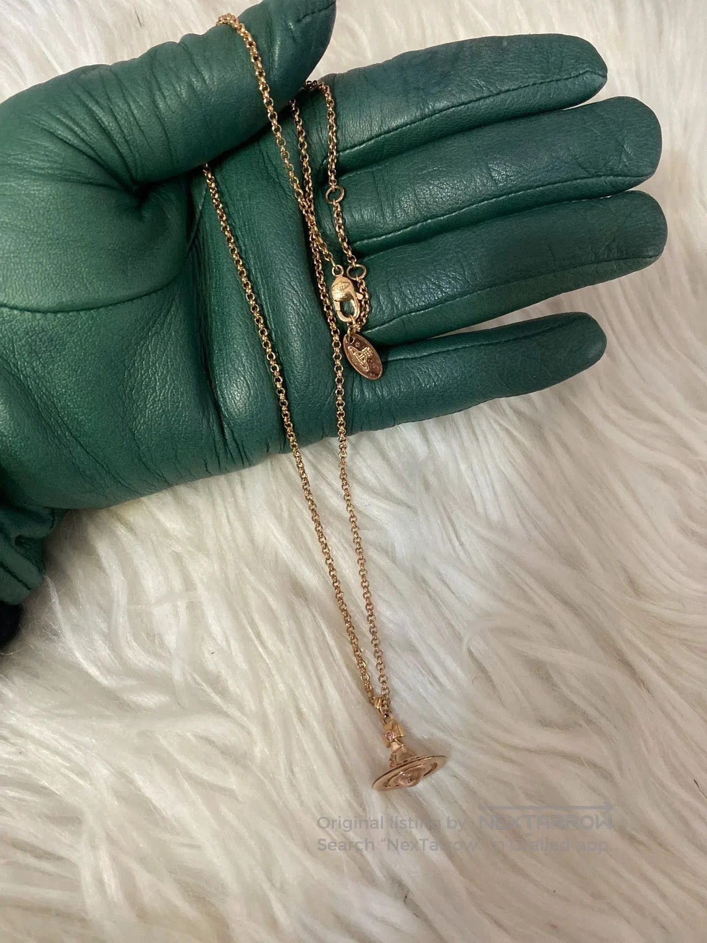Vivienne Westwood Vivienne Westwood Small Rose Gold Orb Necklace. Size ONE SIZE - 5 Thumbnail